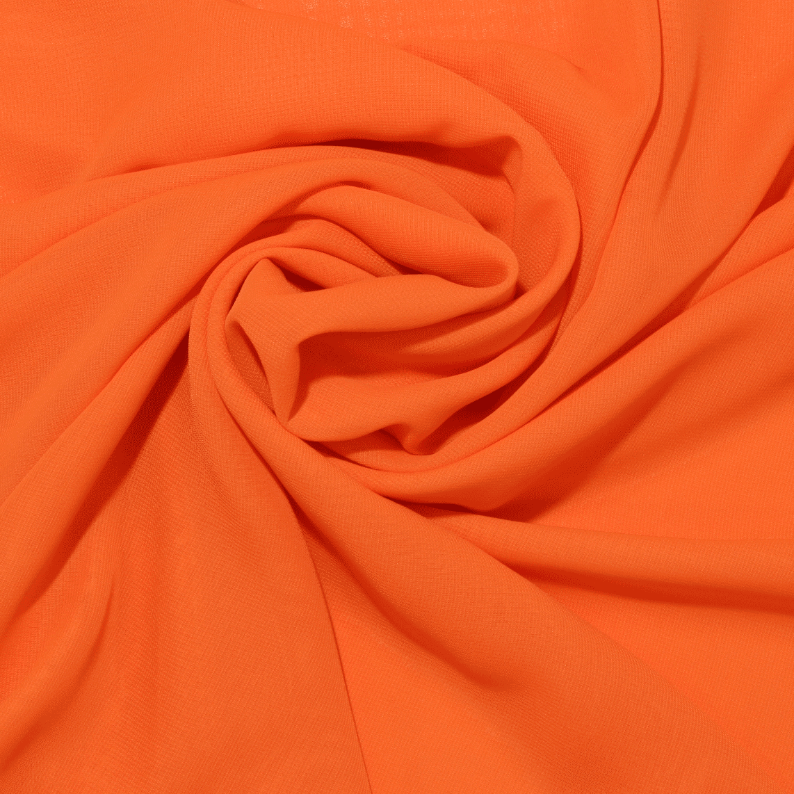 Tecido Mousseline Translúcido Prestige - laranja Confecção Feira dos Tecidos Online