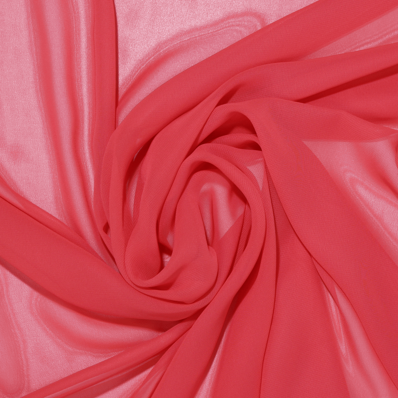 Tecido Mousseline Translúcido Prestige - vermelho Confecção Feira dos Tecidos Online