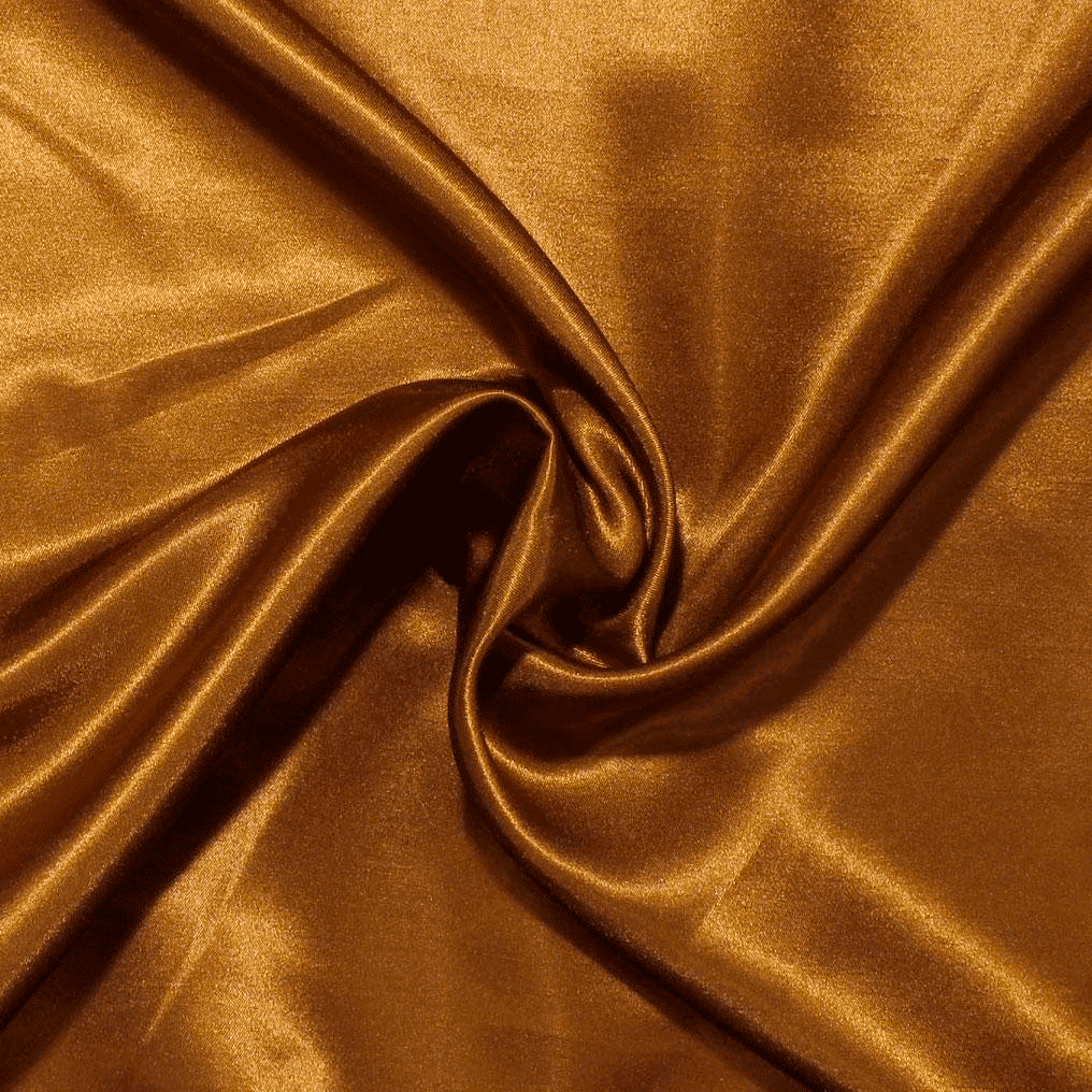 Tecido para cerimónia - Shantung Dupla Face Camel Cetim Shantung Tecido para Vestuário