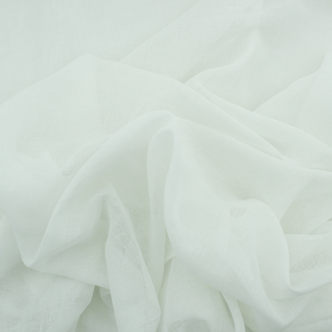 Tecido para Cortinado Alinhado Goriza - Branco Cortinados Alinhados Tecido para Decoração