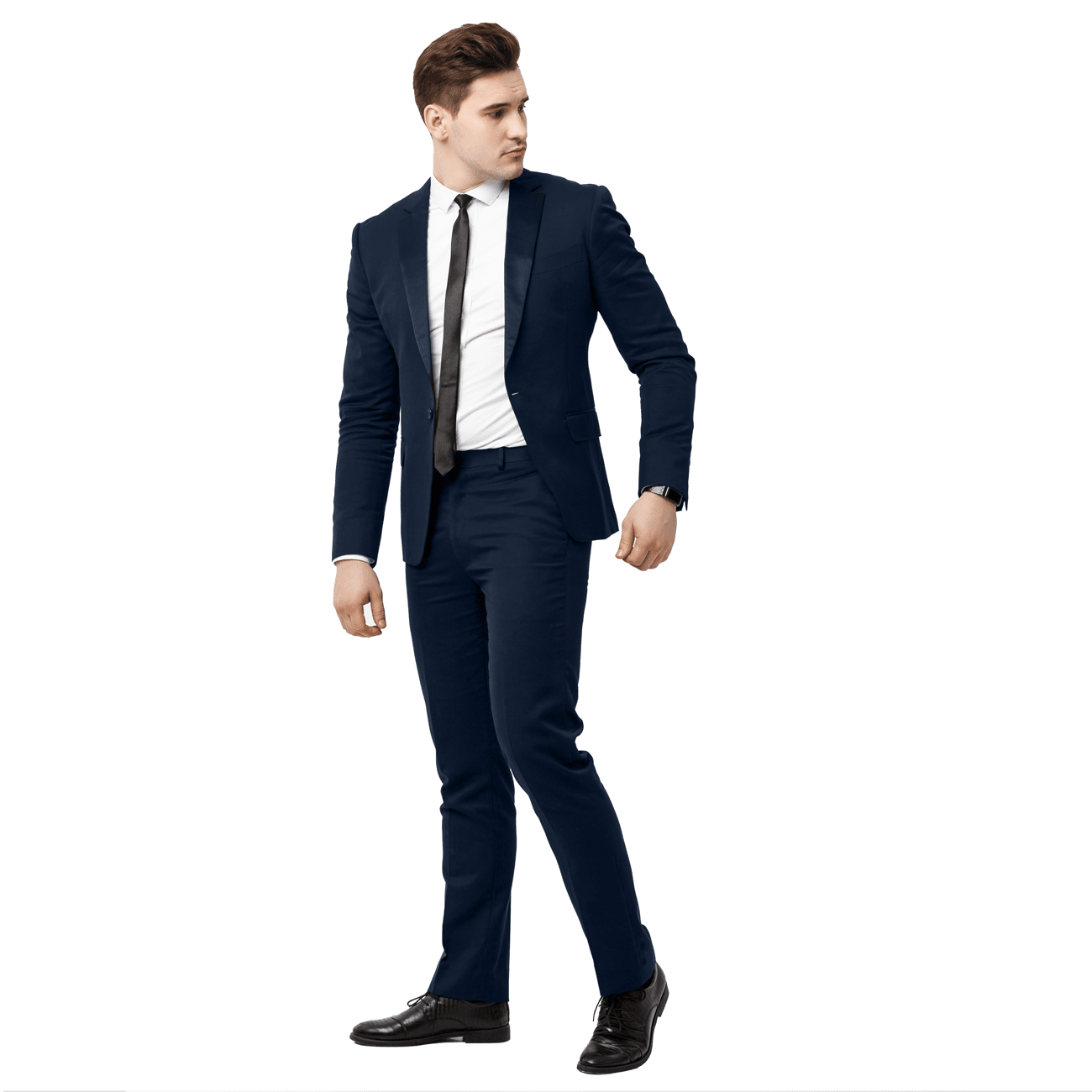 Tecido para Fato - Movementazione Capri - Azul Lisos Fato Tecido para Vestuário