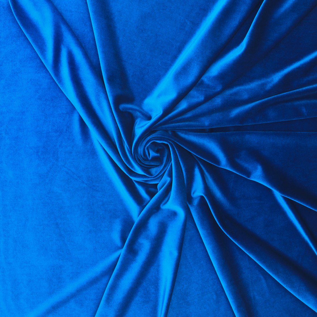 Tecido para vestuário - Veludo com elastano - Azulão Veludos com elasticidade Tecido para Vestuário