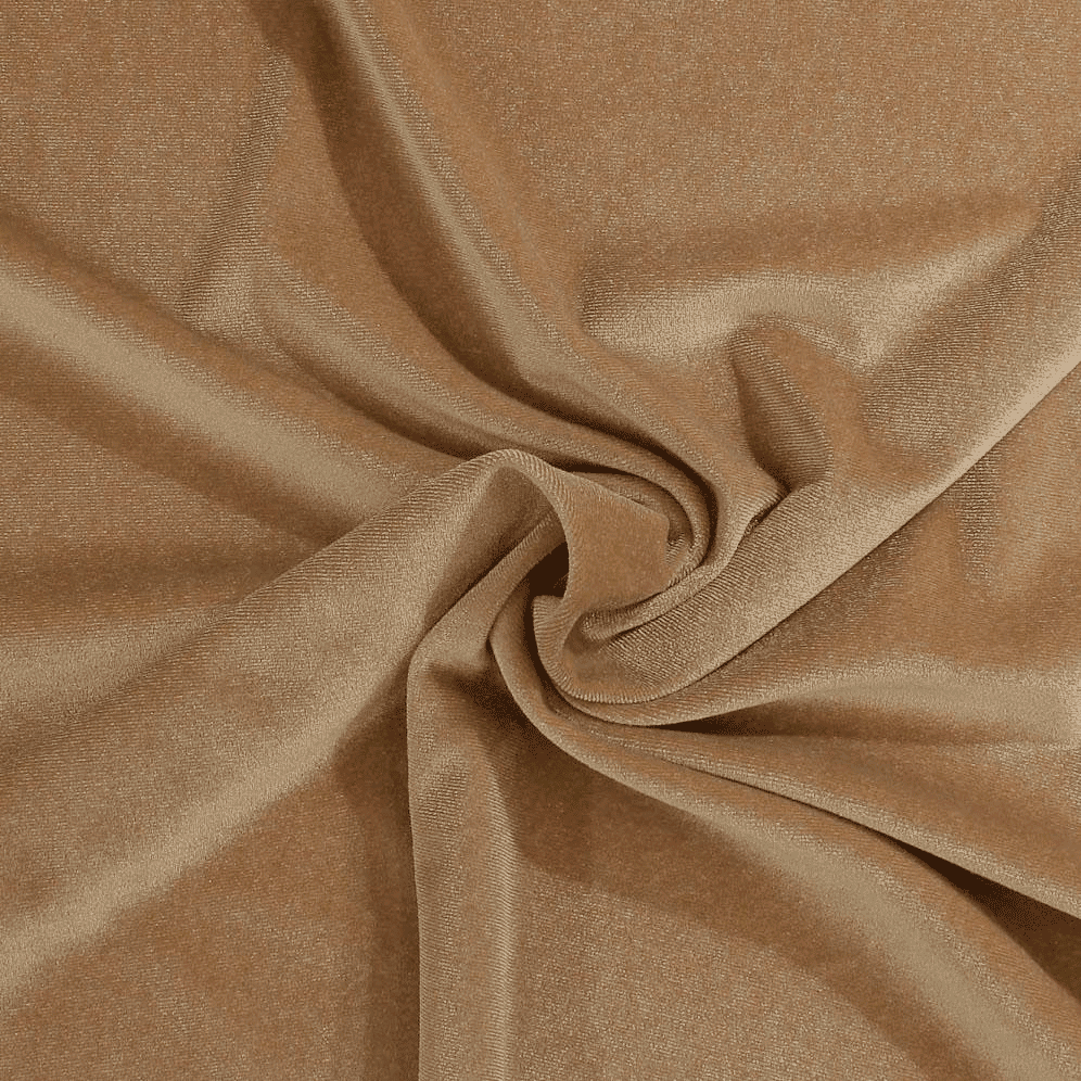 Tecido para vestuário - Veludo com elastano - bege Veludos com elasticidade Tecido para Vestuário
