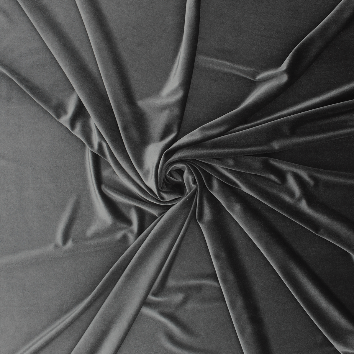 Tecido para vestuário - Veludo com elastano - Cinzento Veludos com elasticidade Tecido para Vestuário