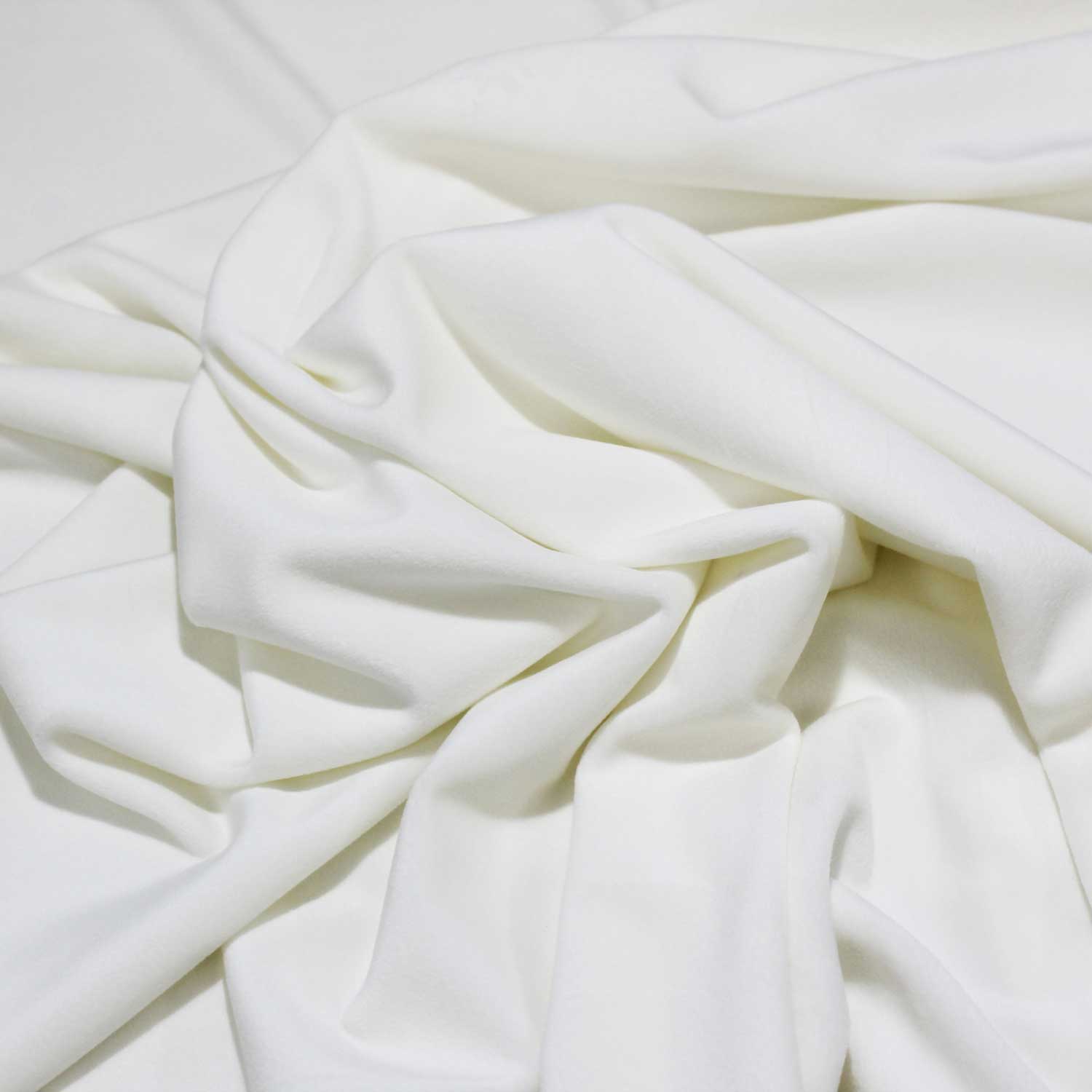 Tecido para vestuário - Veludo com elastano - pérola Veludos com elasticidade Tecido para Vestuário