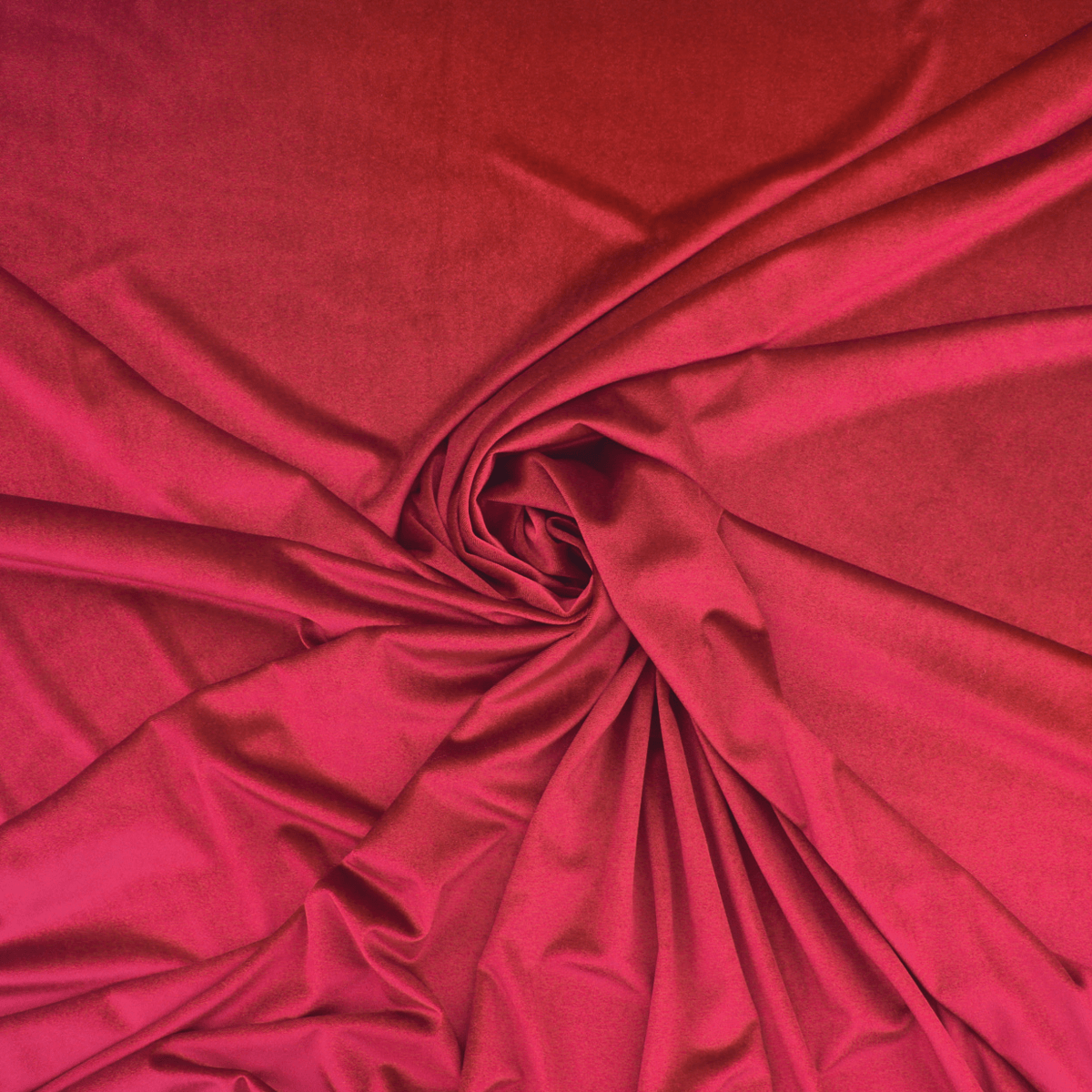 Tecido para vestuário - Veludo com elastano - Vermelho Veludos com elasticidade Tecido para Vestuário