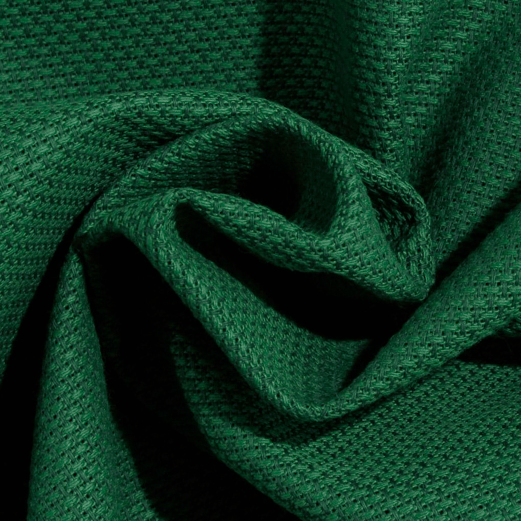 Tecido Quadrilé Ponto Cruz - verde Quadrilé Tecido para Vestuário
