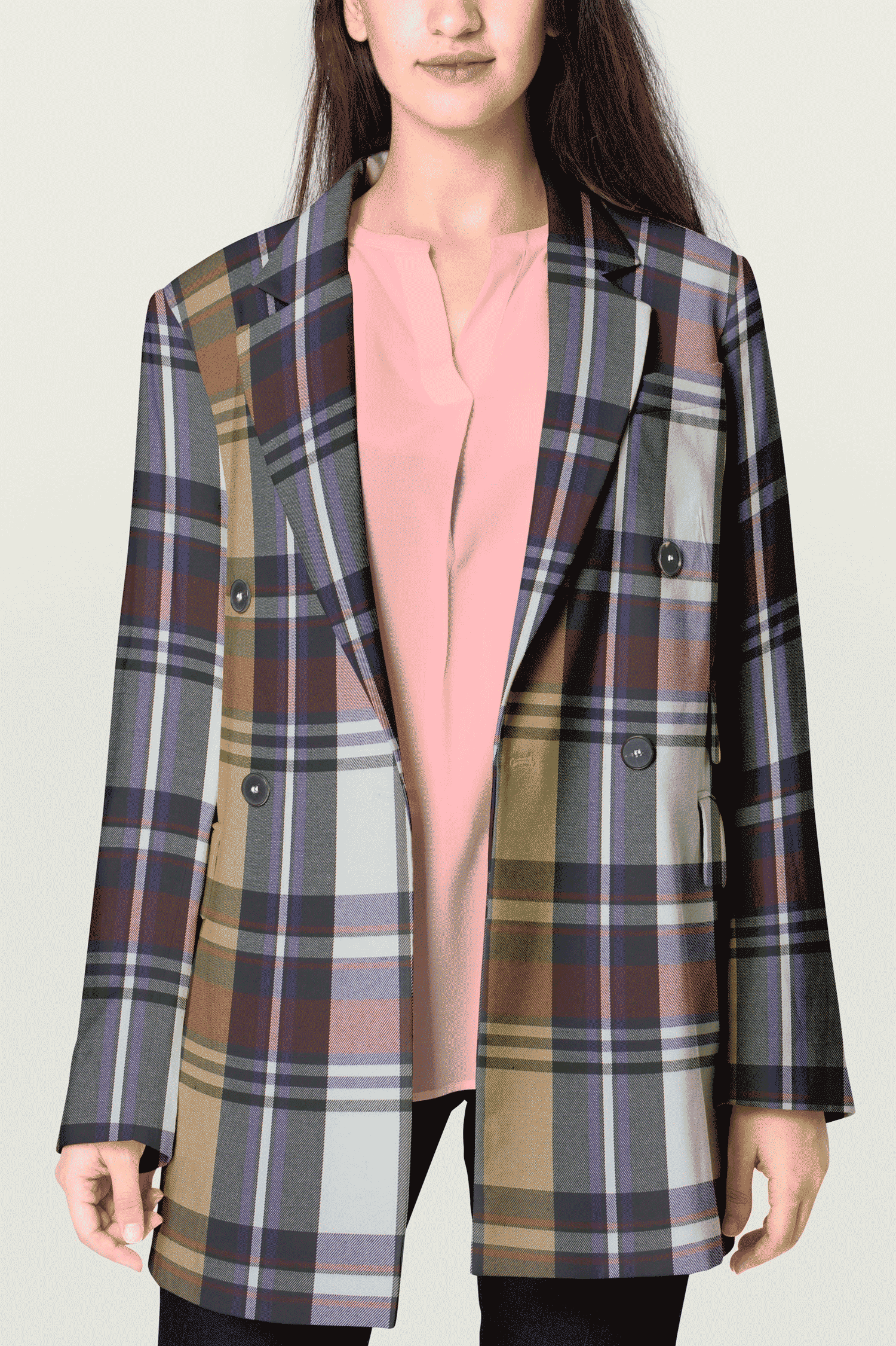 Tecido Vestuário Xadrez Escocês - amarelo & azul Xadrez Escocês Tecido para Vestuário