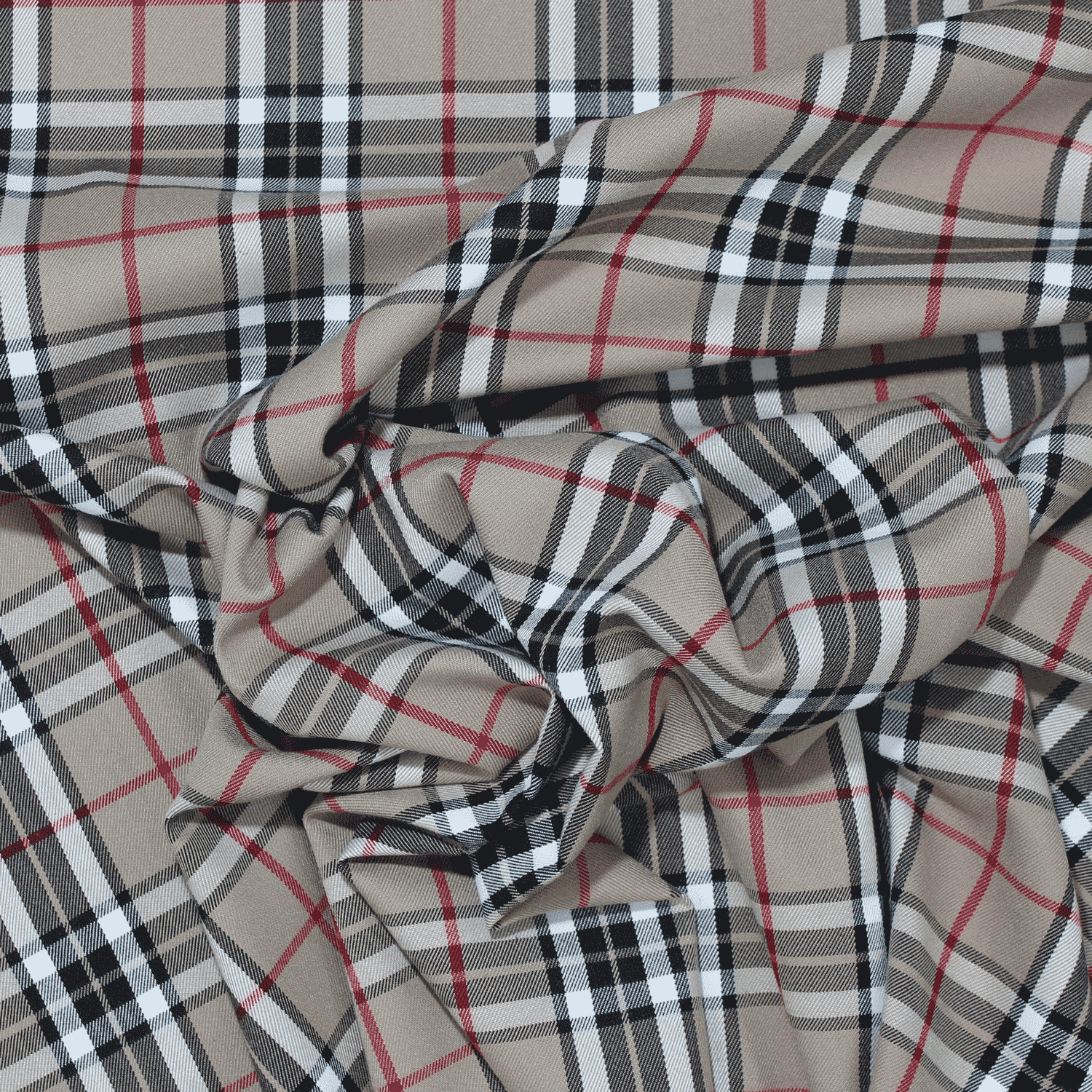 Tecido Vestuário Xadrez Escocês - camel Xadrez Escocês Tecido para Vestuário