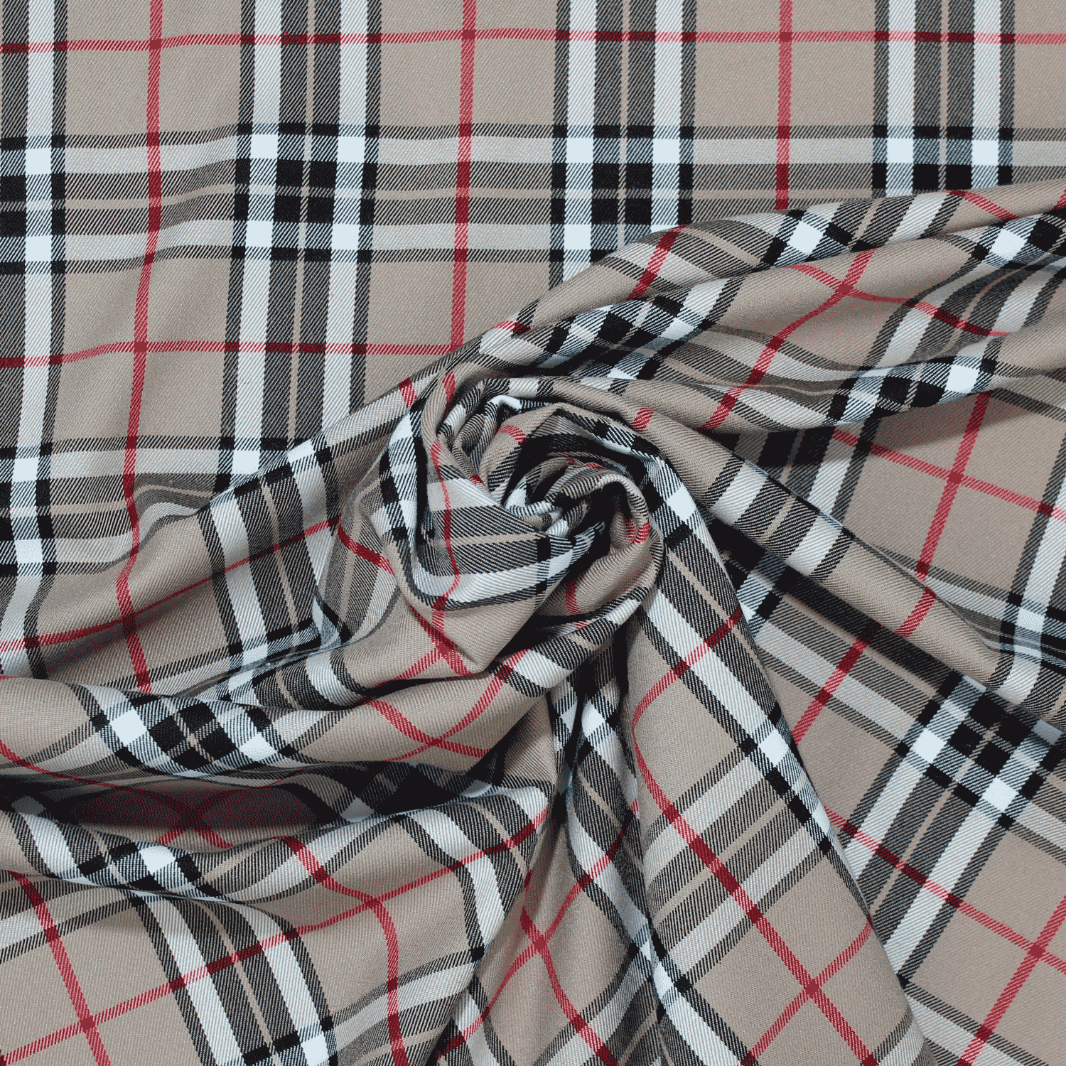 Tecido Vestuário Xadrez Escocês - camel Xadrez Escocês Tecido para Vestuário