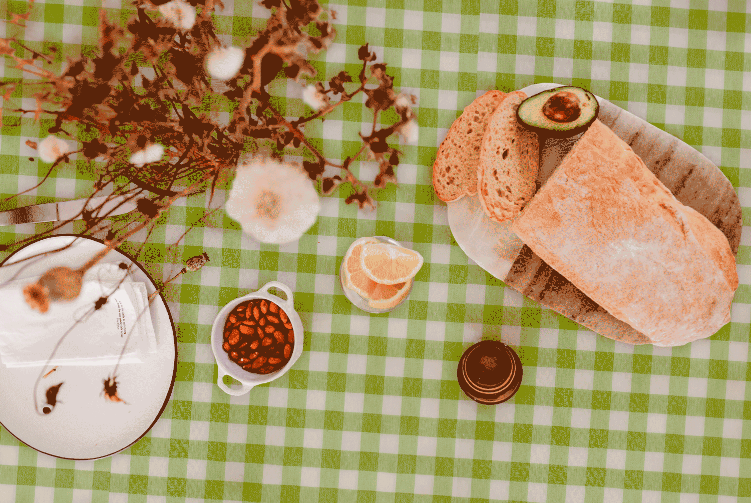 Tecido Xadrez Médio Vichy - verde claro Atoalhado Vichy Xadrez Tecido para Decoração
