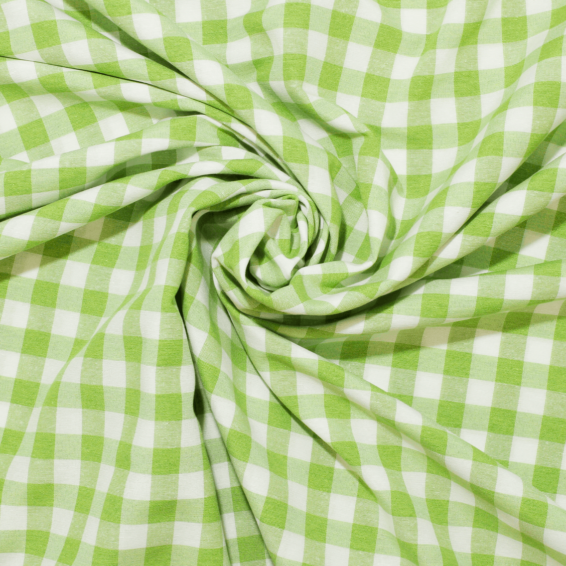 Tecido Xadrez Médio Vichy - verde claro Decoração Feira dos Tecidos Online