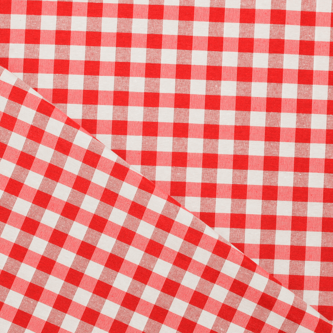 Tecido Xadrez Médio Vichy - vermelho Decoração Feira dos Tecidos Online