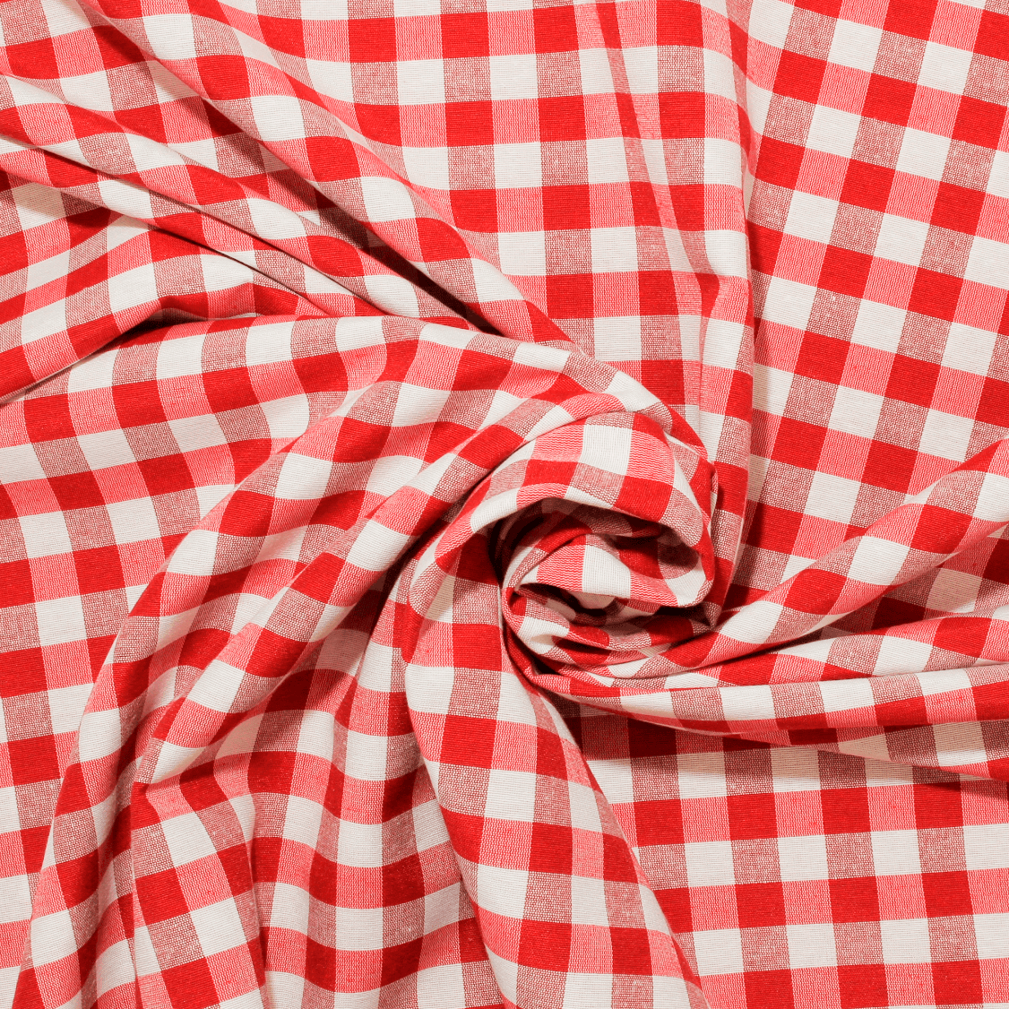 Tecido Xadrez Médio Vichy - vermelho Decoração Feira dos Tecidos Online