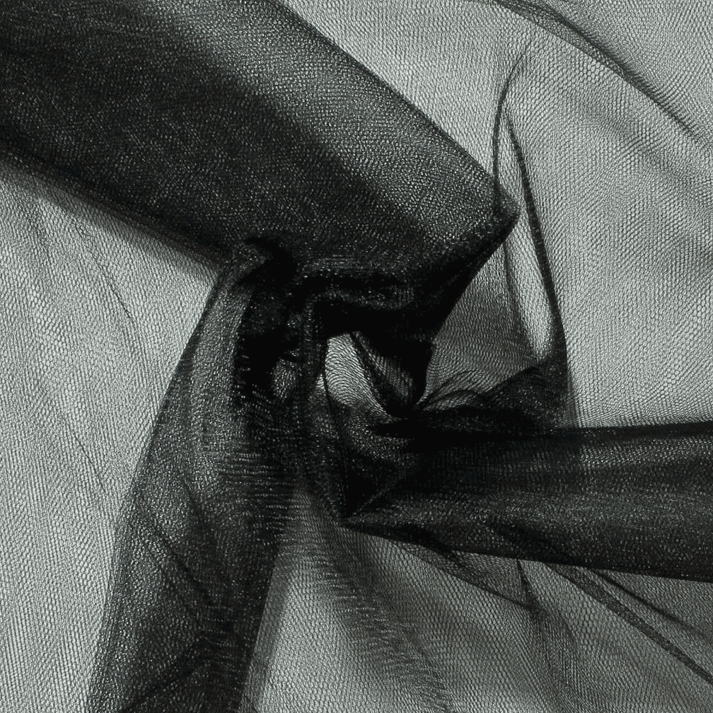 Tule Preto Tule Tecido para Vestuário