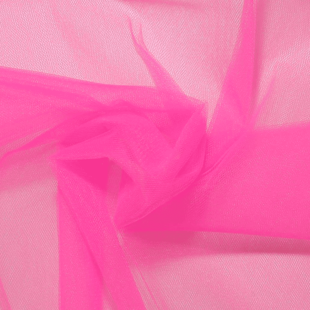 Tule Rosa Fuxia Tule Tecido para Vestuário
