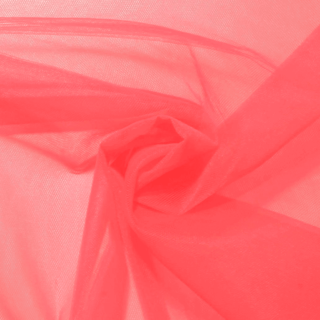 Tule Rosa Neon Tule Tecido para Vestuário