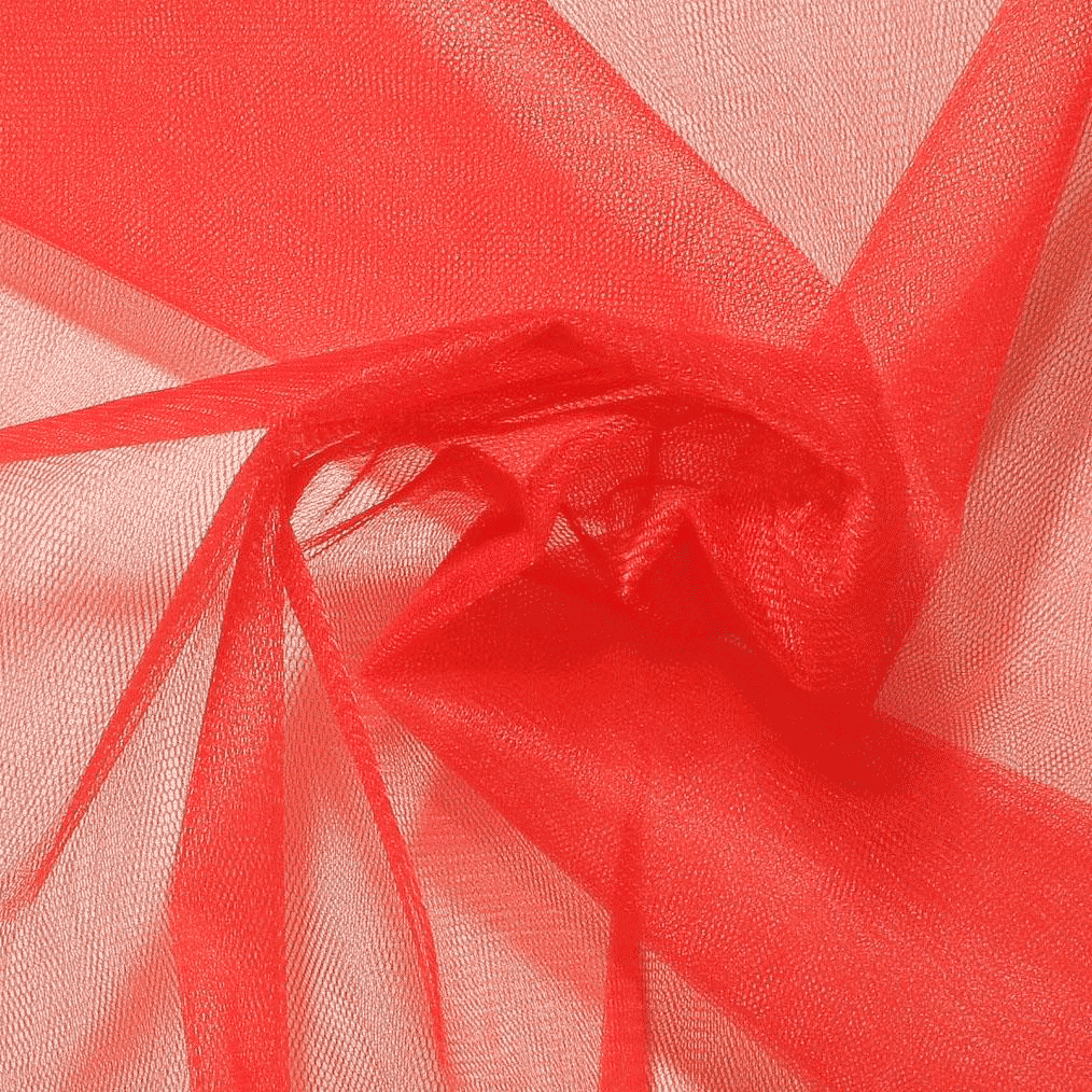 Tule Vermelho Tule Tecido para Vestuário