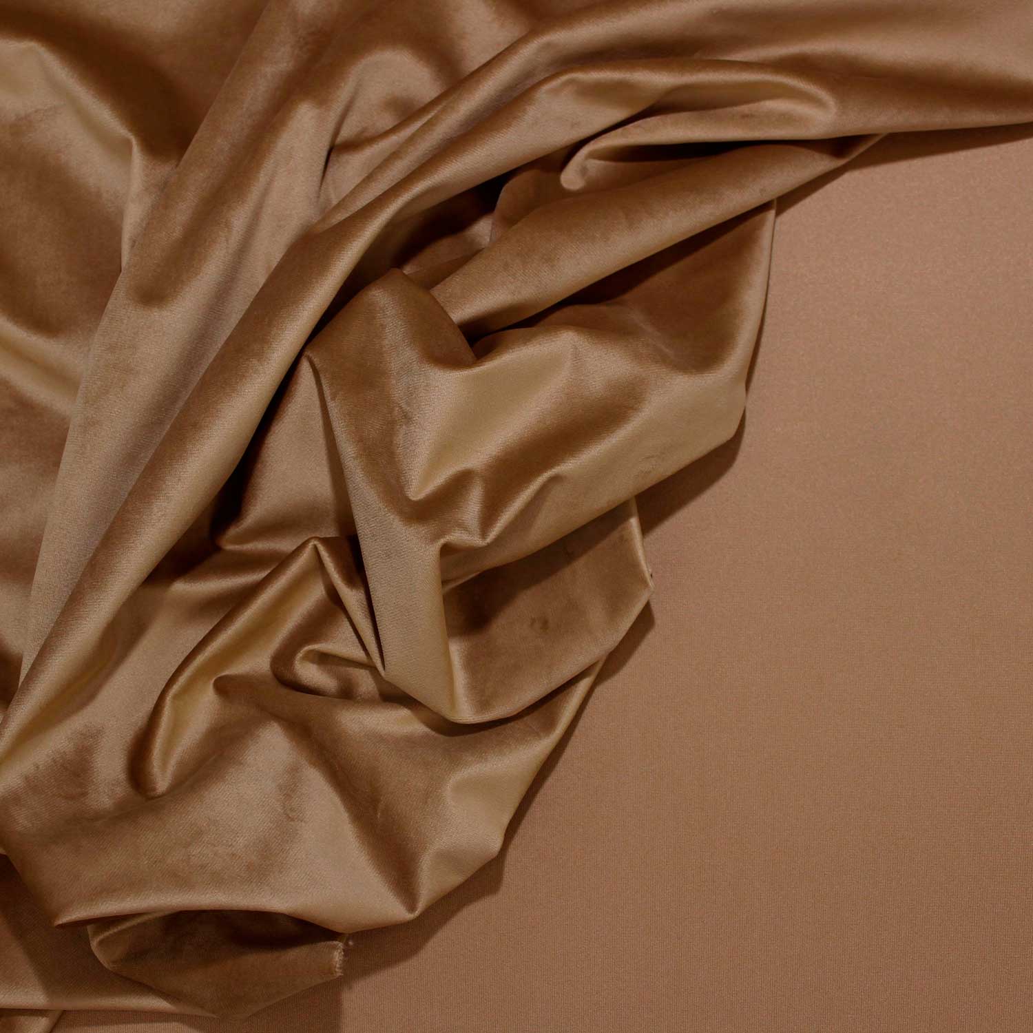 Veludo para decoração - camel Veludos Tecido para Decoração