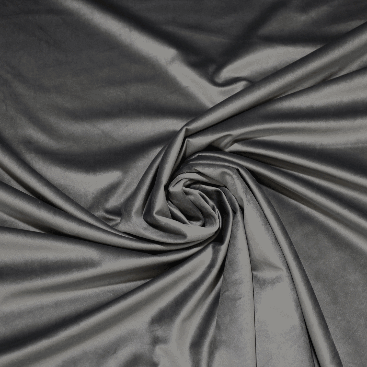 Veludo para decoração - cinza médio Veludos Tecido para Decoração