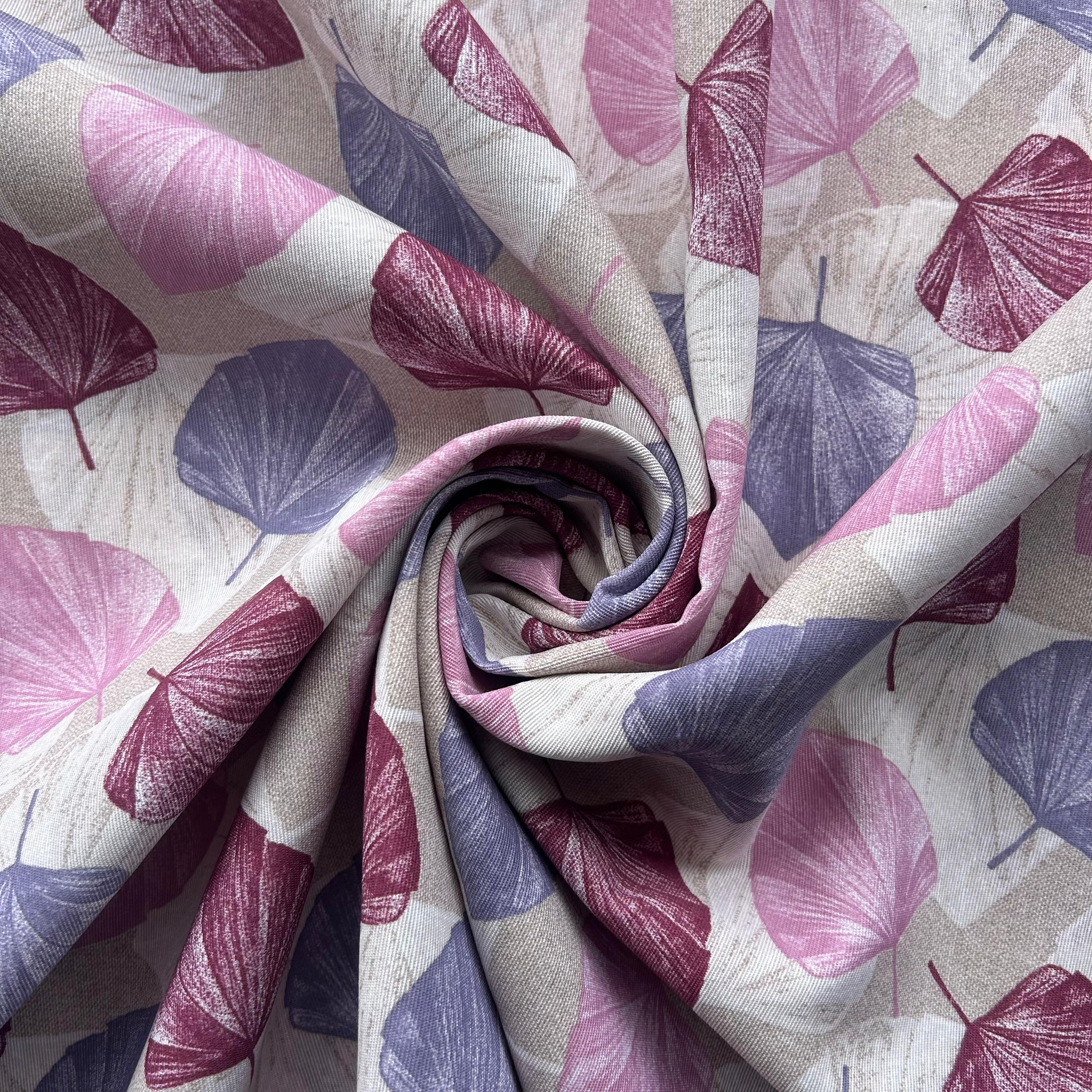 Loneta de decoração - Floral  - Rosa