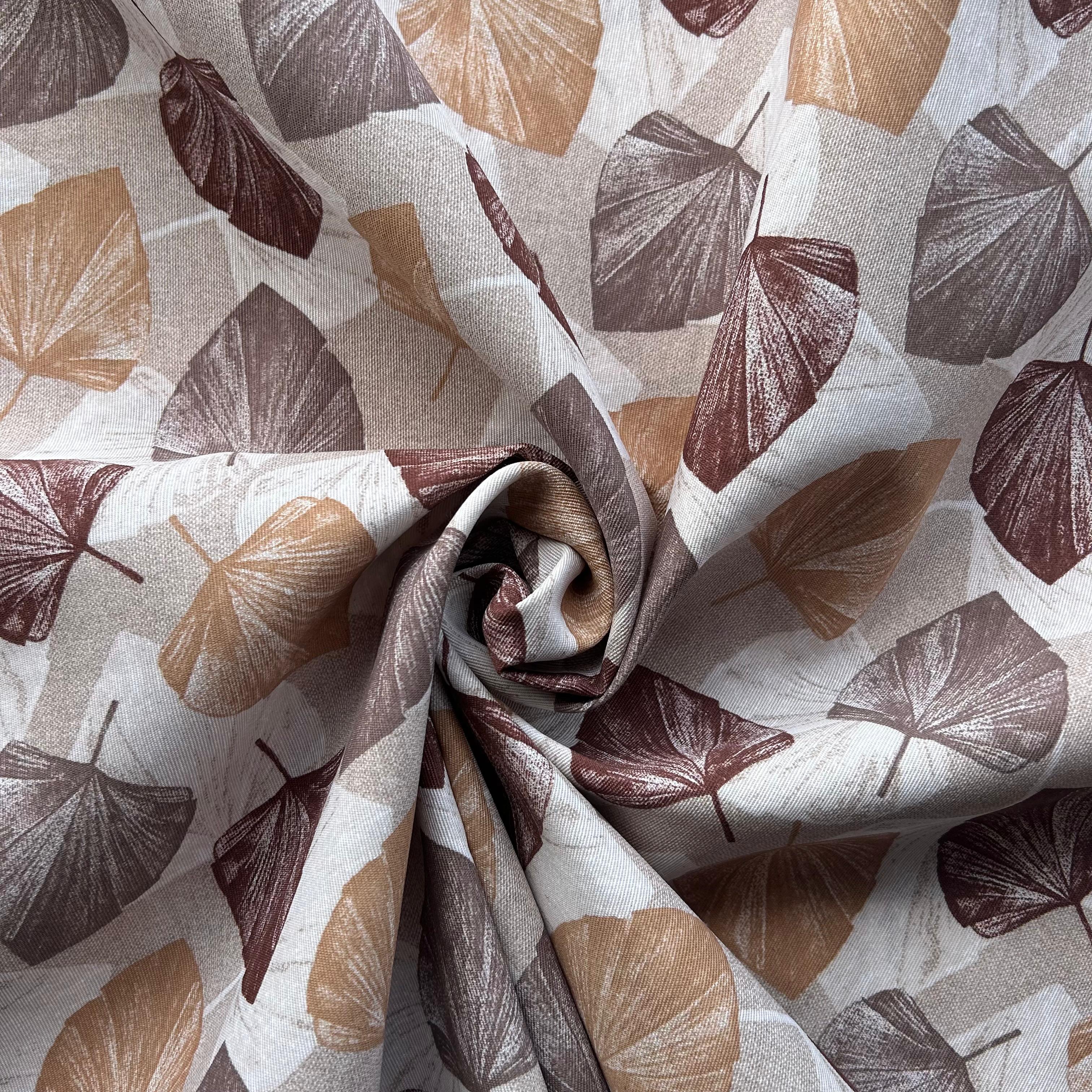 Loneta de decoração - Floral  - Bege