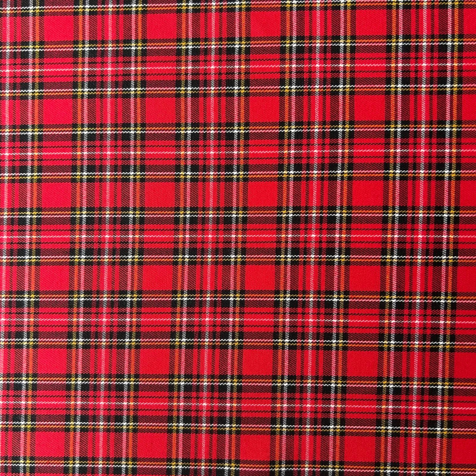 Vintage - Xadrez Escocês 2 Vermelho