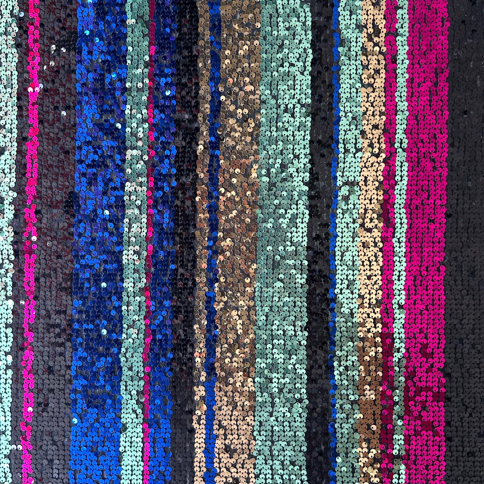 Renda de Cerimónia com Lantejoulas Multicolor 2