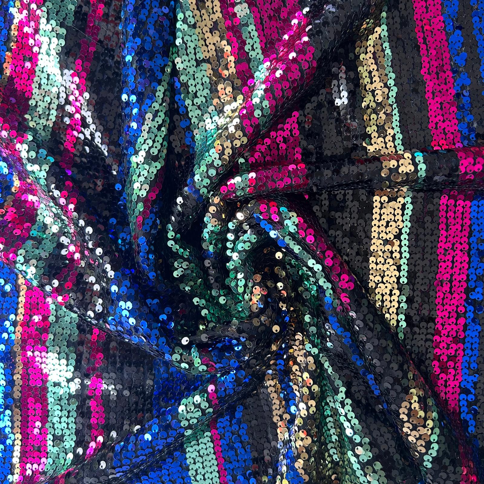Renda de Cerimónia com Lantejoulas Multicolor 2