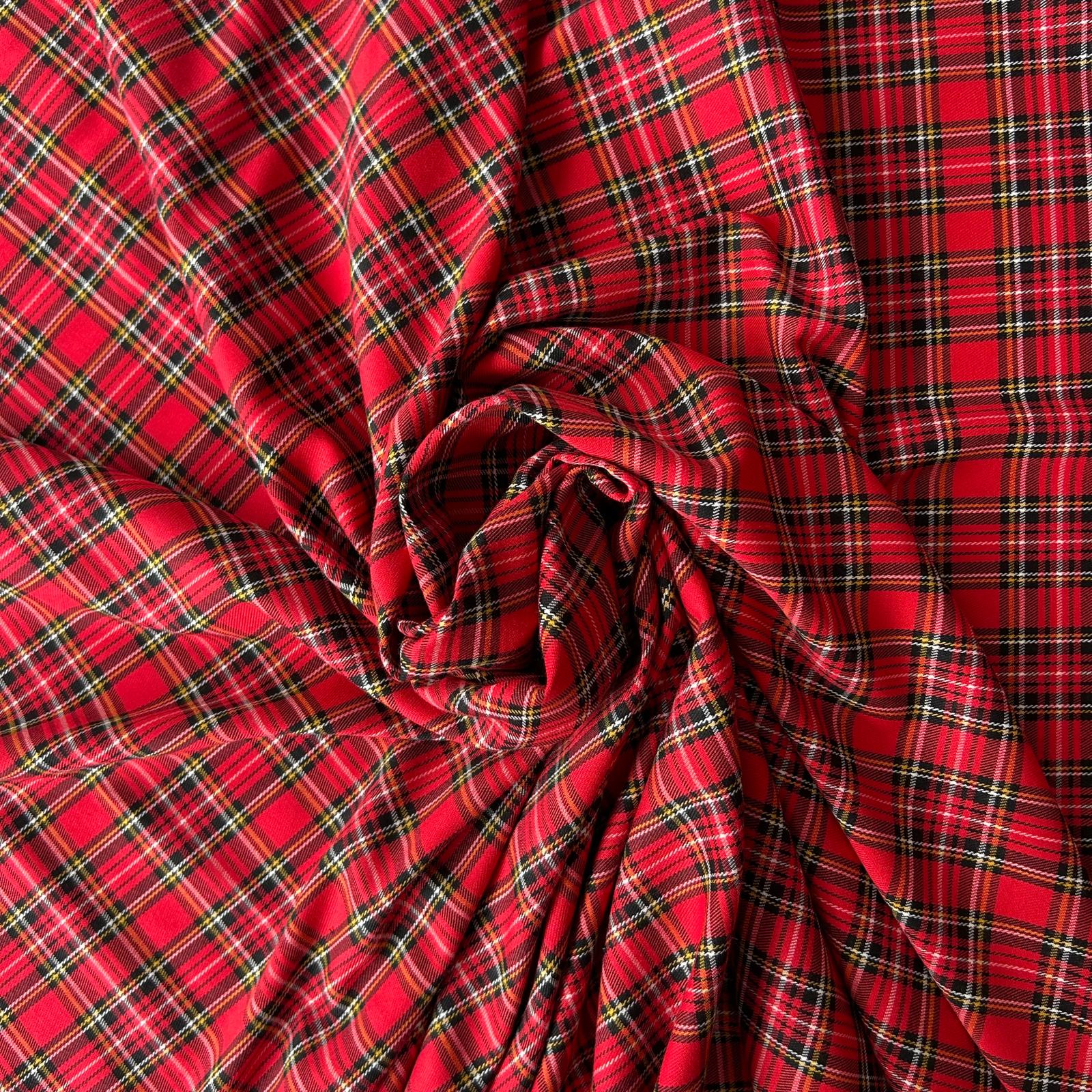 Vintage - Xadrez Escocês 2 Vermelho
