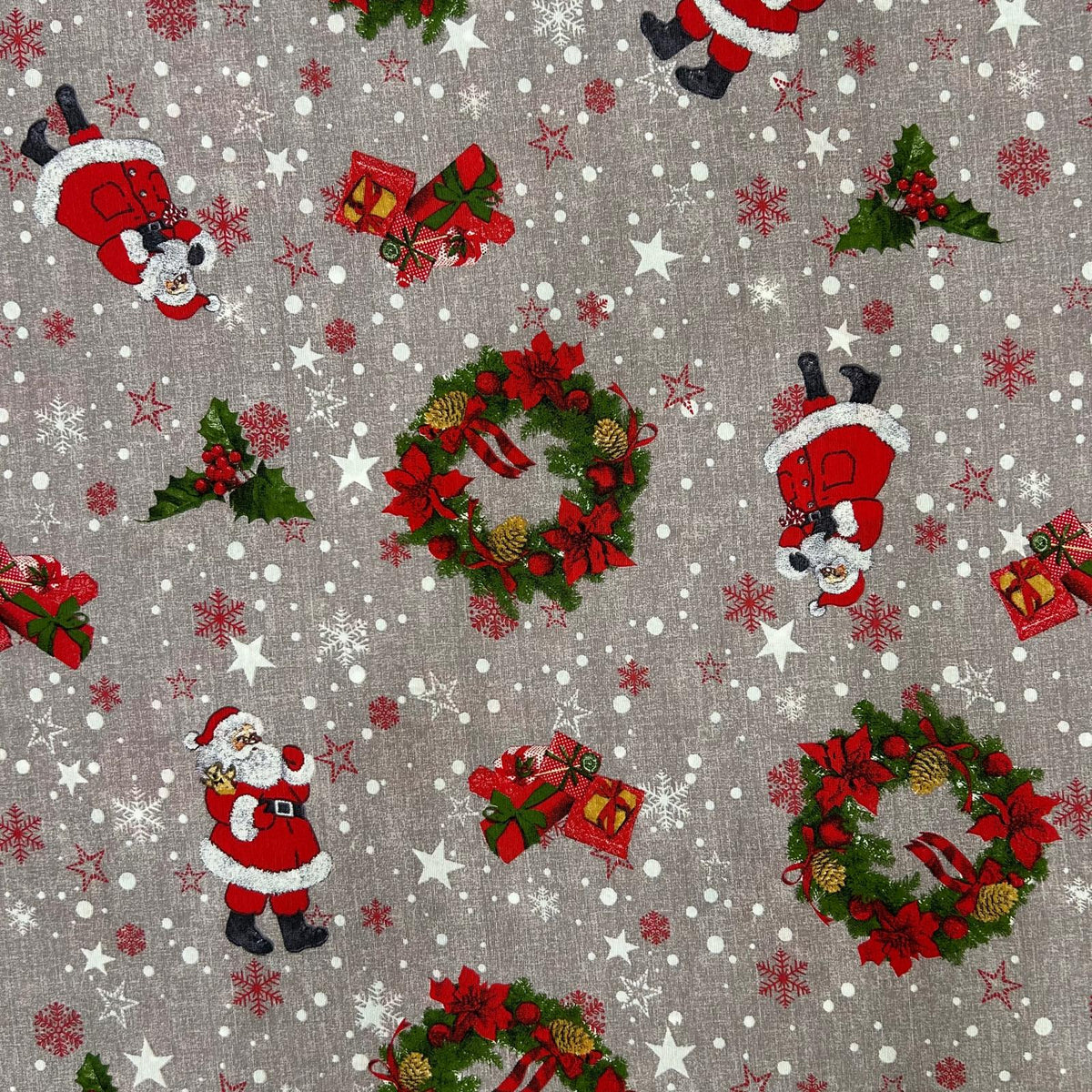 Loneta de decoração- Natal- Pai Natal Desenho Animado