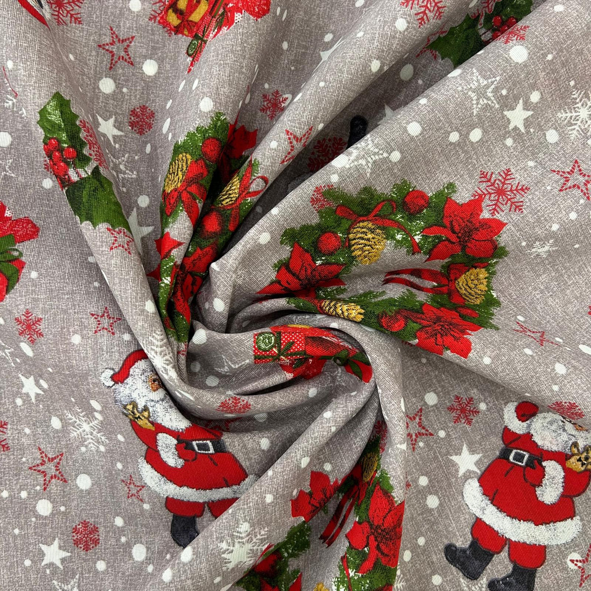 Loneta de decoração- Natal- Pai Natal Desenho Animado