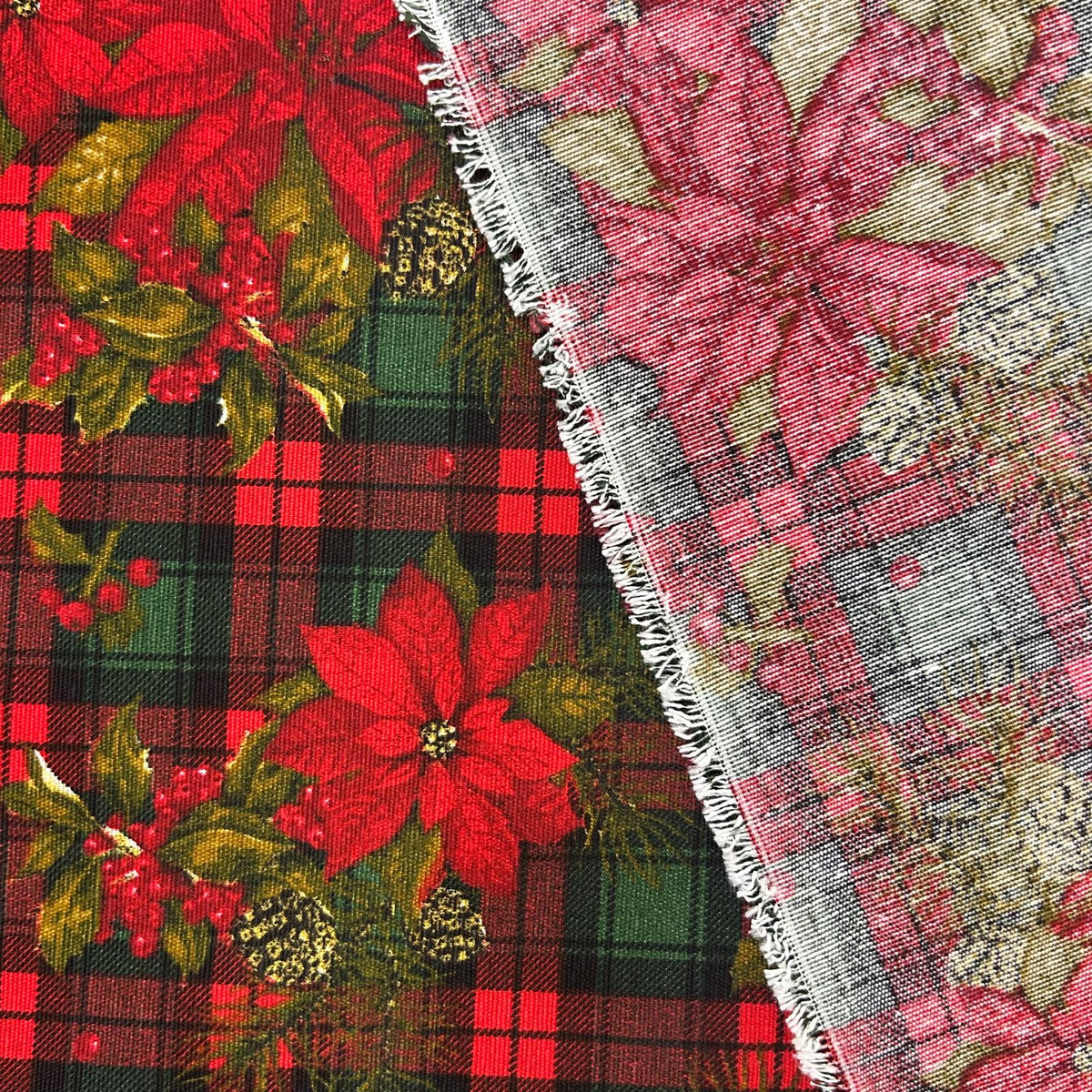 Loneta de decoração- Natal (Vermelho e Verde)