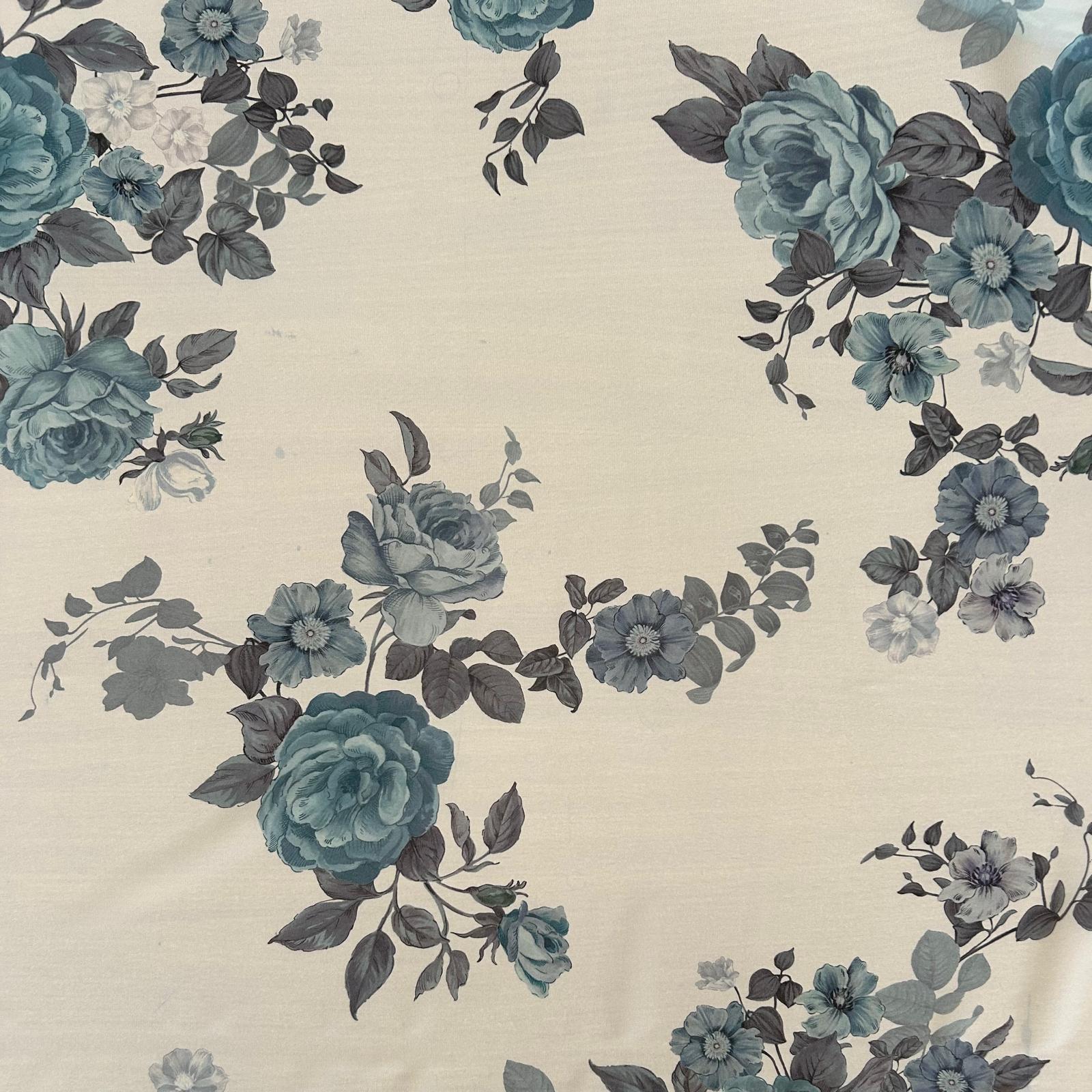 Retalho Camiseiro Translúcido Floral