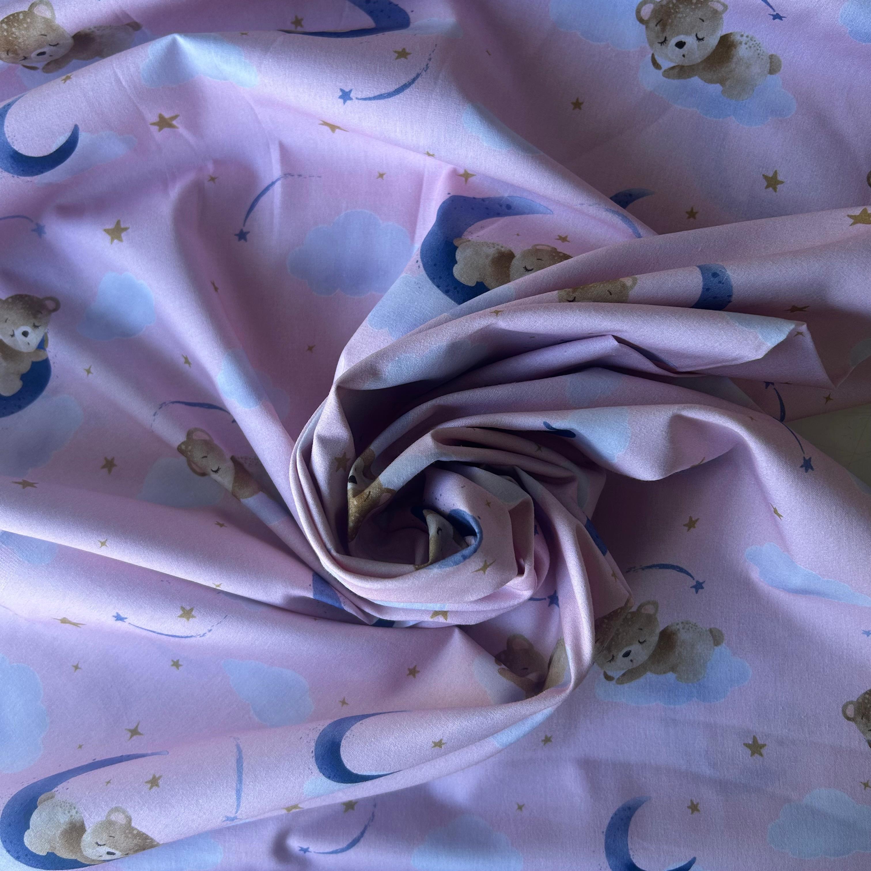 Algodão Estampado - Rosa
