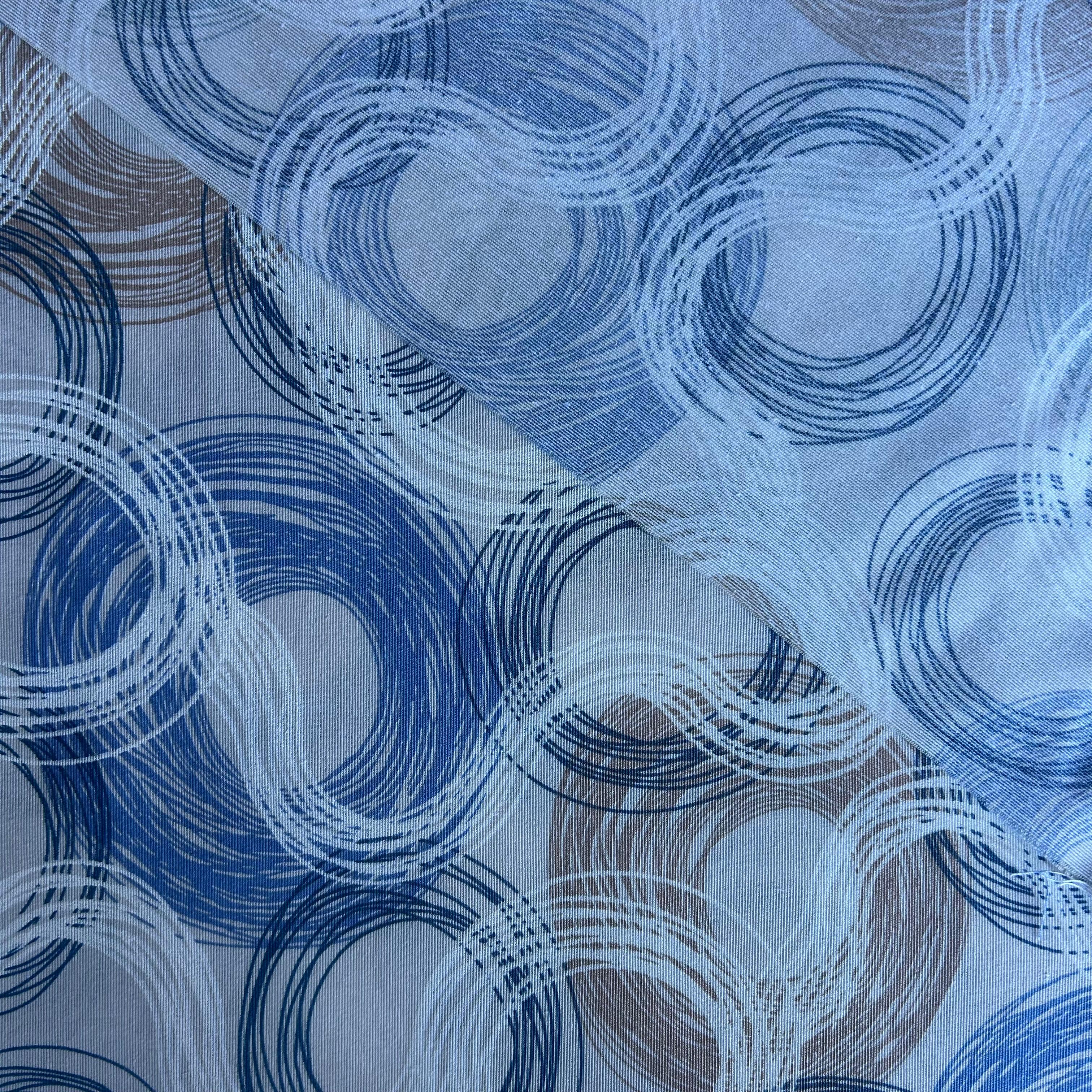 Loneta de decoração - Geometrico - Azul