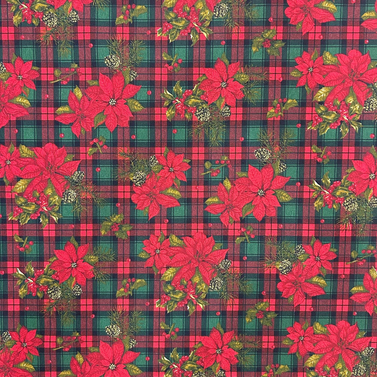 Loneta de decoração- Natal (Vermelho e Verde)