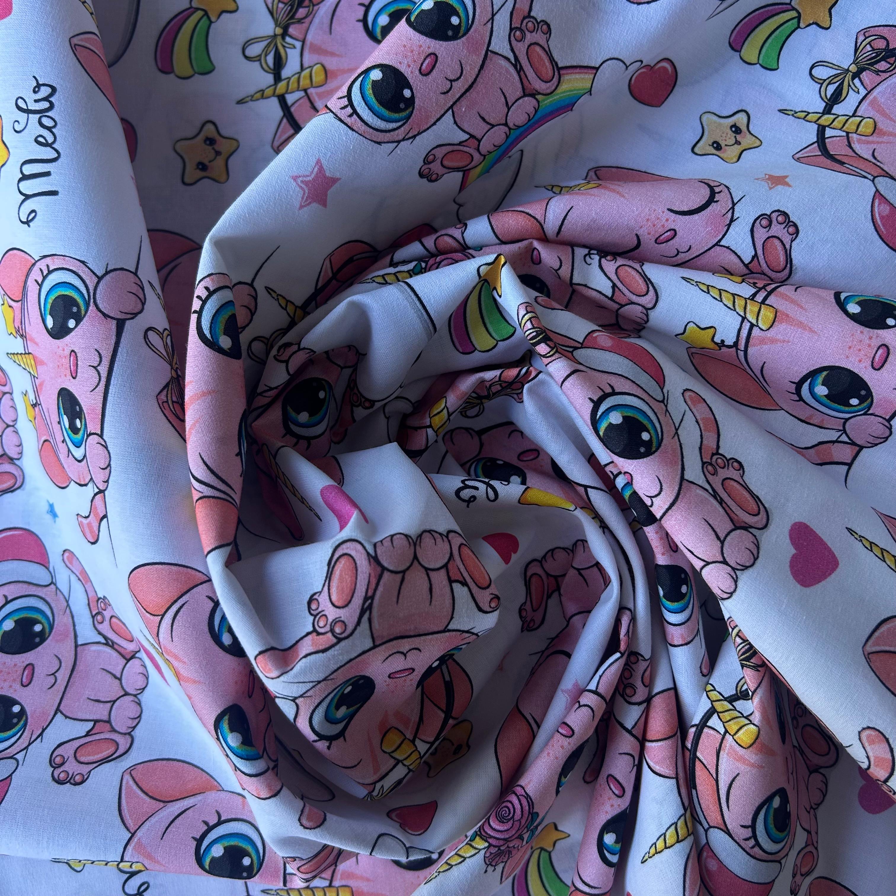 Algodão Estampado - Criança - Unicórnio