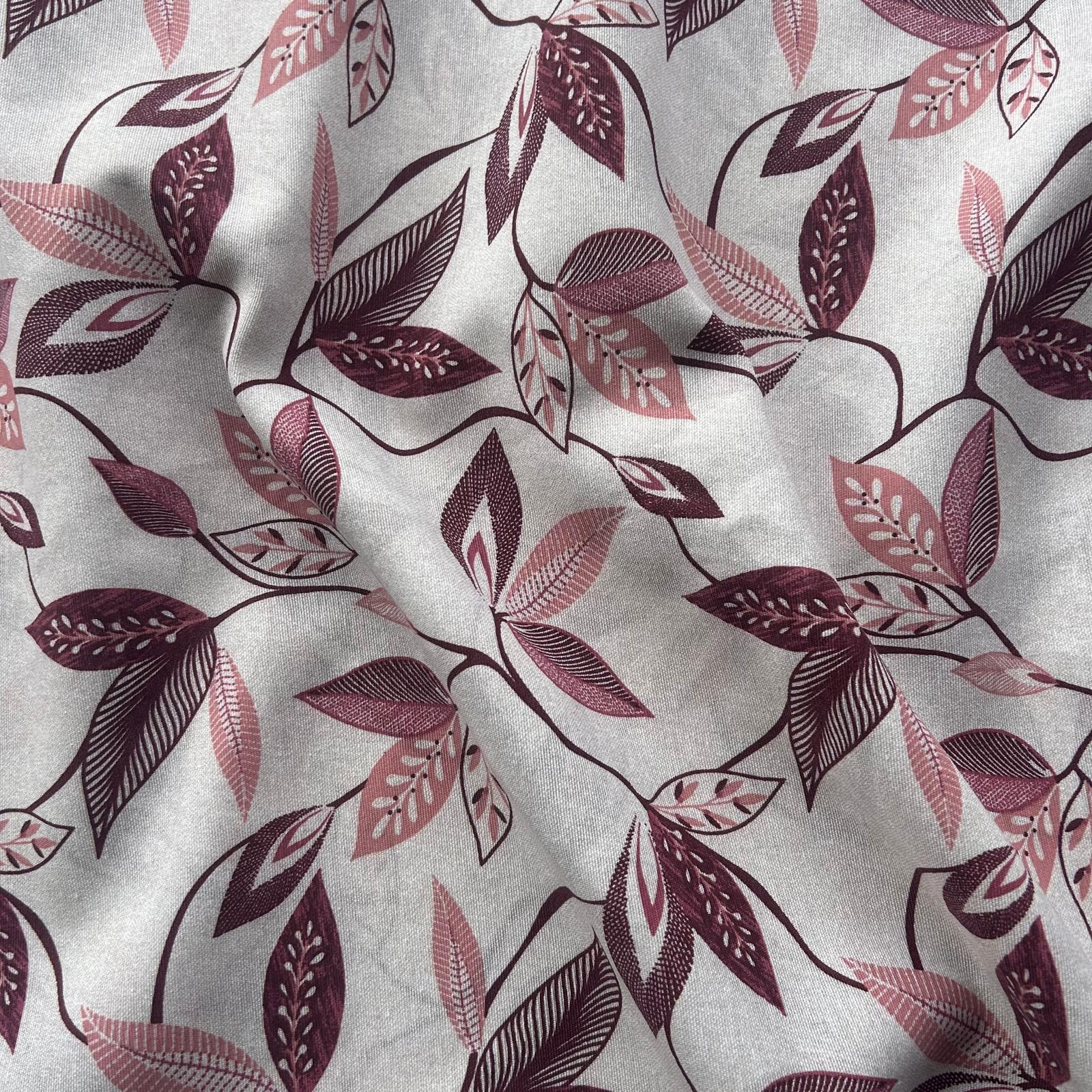 Loneta de decoração - Floral - Rosa