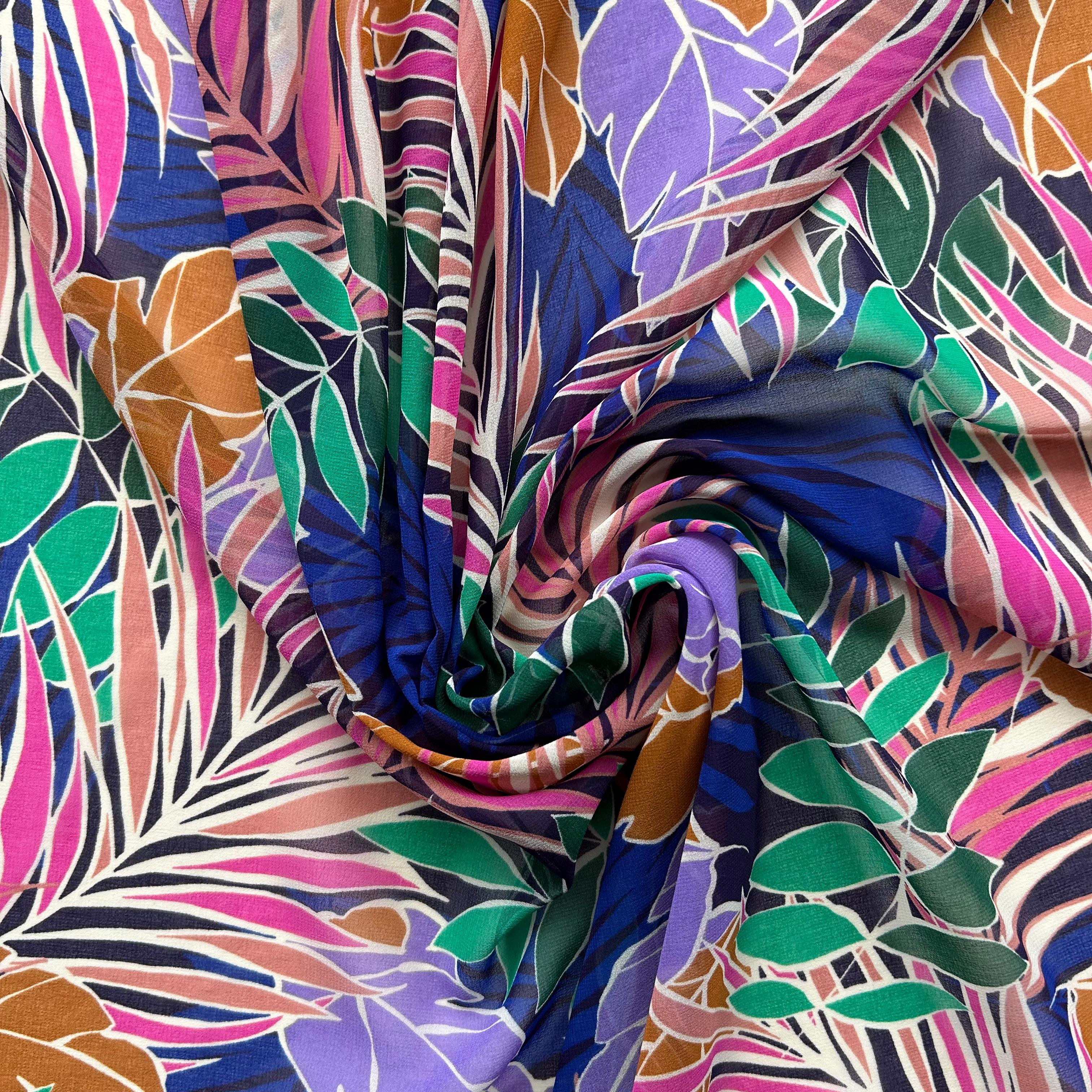 Camiseiro Estampado Floral Translúcido - Multicolor