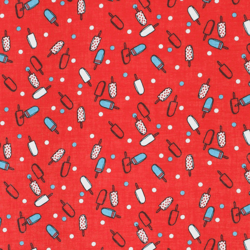 Algodão Estampado gelados - vermelho Algodões Estampados Tecido para Decoração e Vestuário 