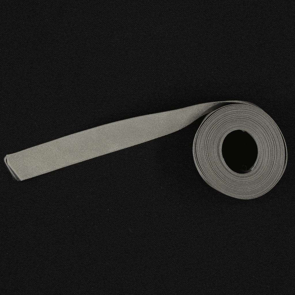 Fita Cetim 15mm Cinza Fita de Cetim Retrosaria 