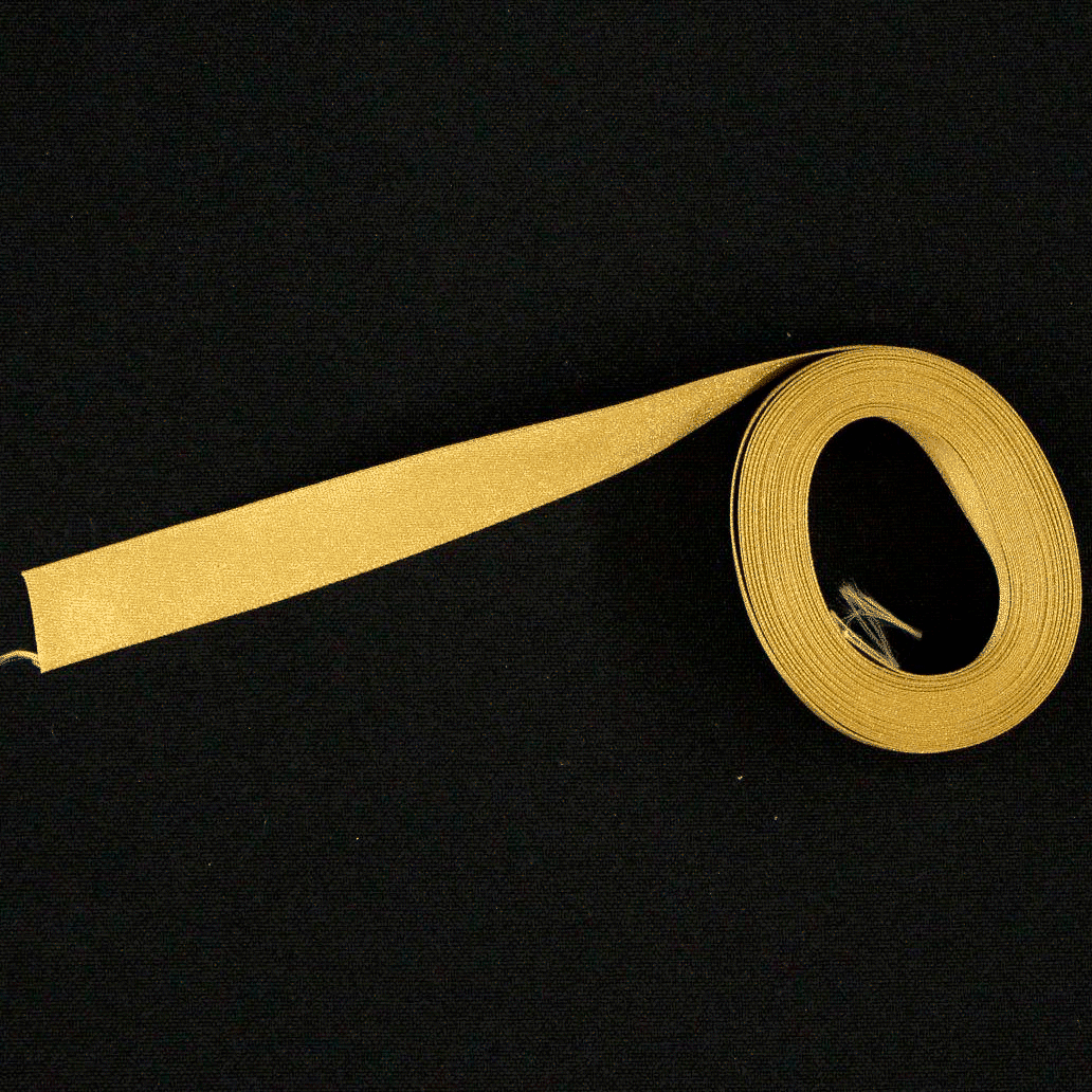 Fita Cetim 15mm Dourado Fita de Cetim Retrosaria 
