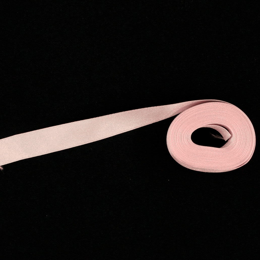 Fita Cetim 15mm Rosa Bébé Fita de Cetim Retrosaria 