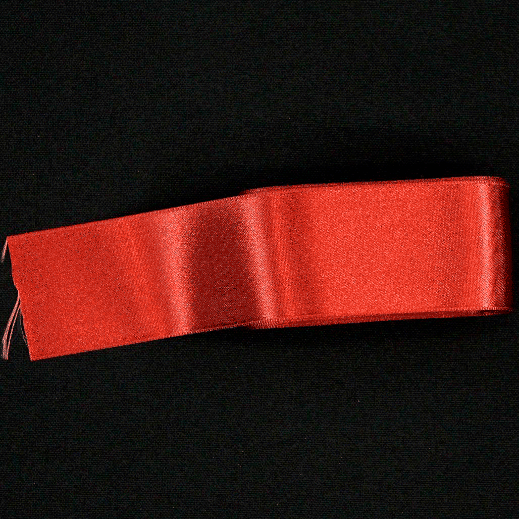 Fita Cetim 38mm Bordeaux Fita de Cetim Retrosaria 