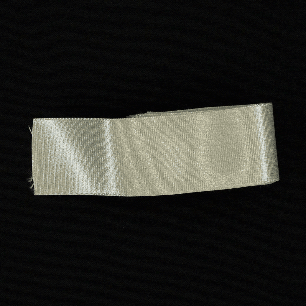 Fita Cetim 38mm Creme Fita de Cetim Retrosaria 