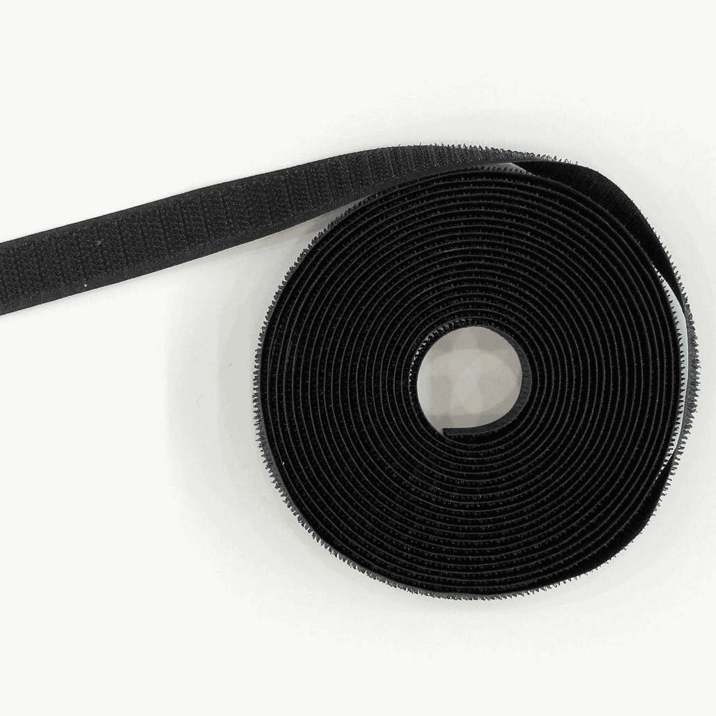 Fita Velcro Aspero 20mm Preto Fita Velcro Retrosaria 