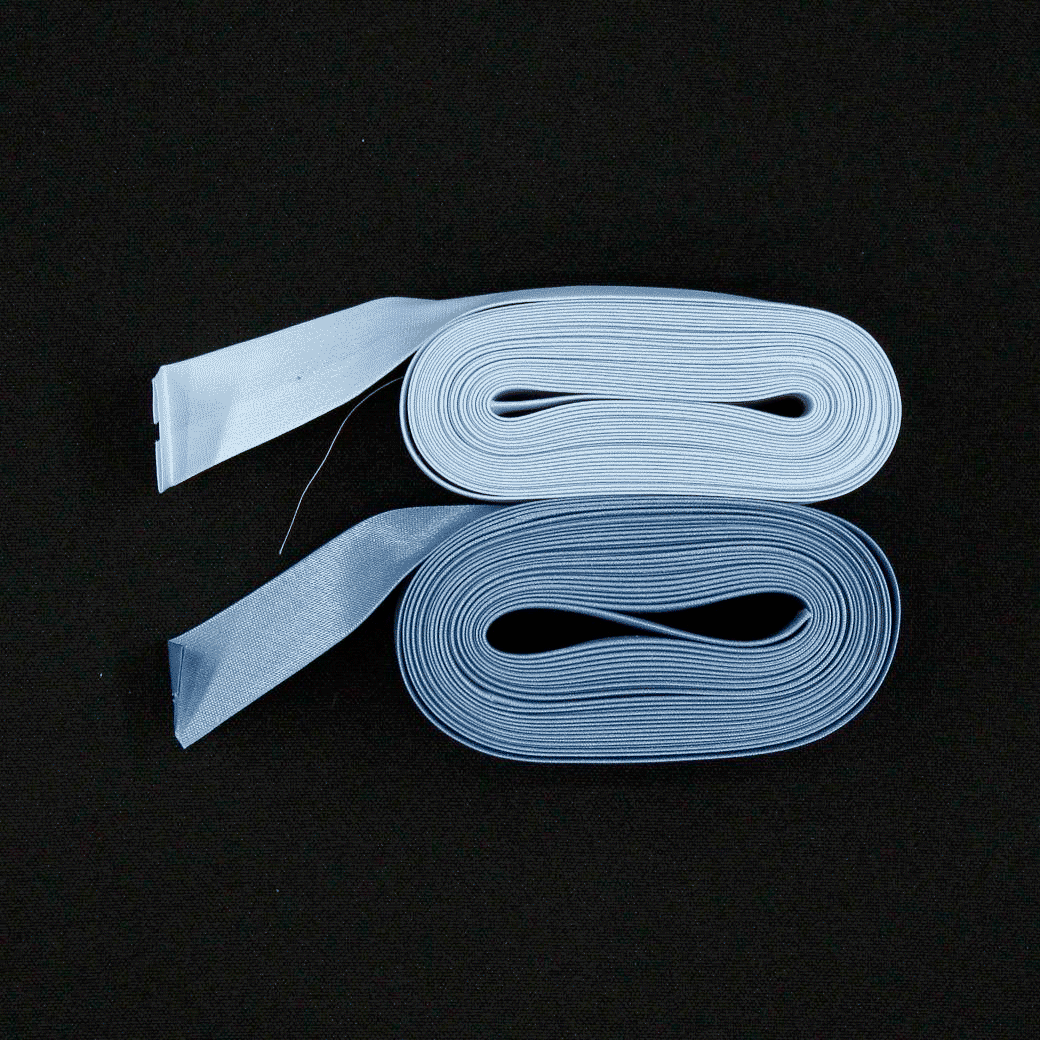 Fita Vies Cetim Azul & Azul Bébé Fita Vies Retrosaria 