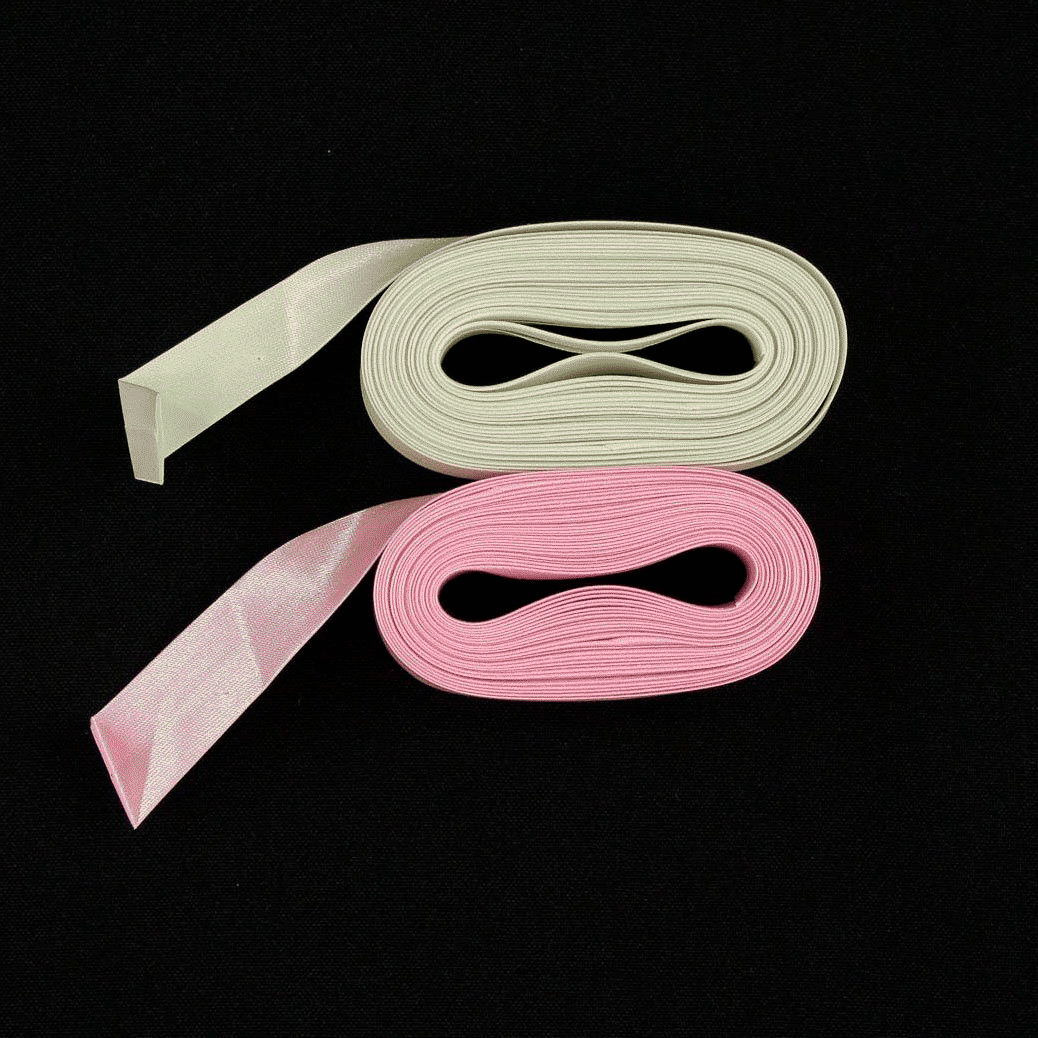 Fita Vies Cetim Rosa & Pérola Fita Vies Retrosaria 