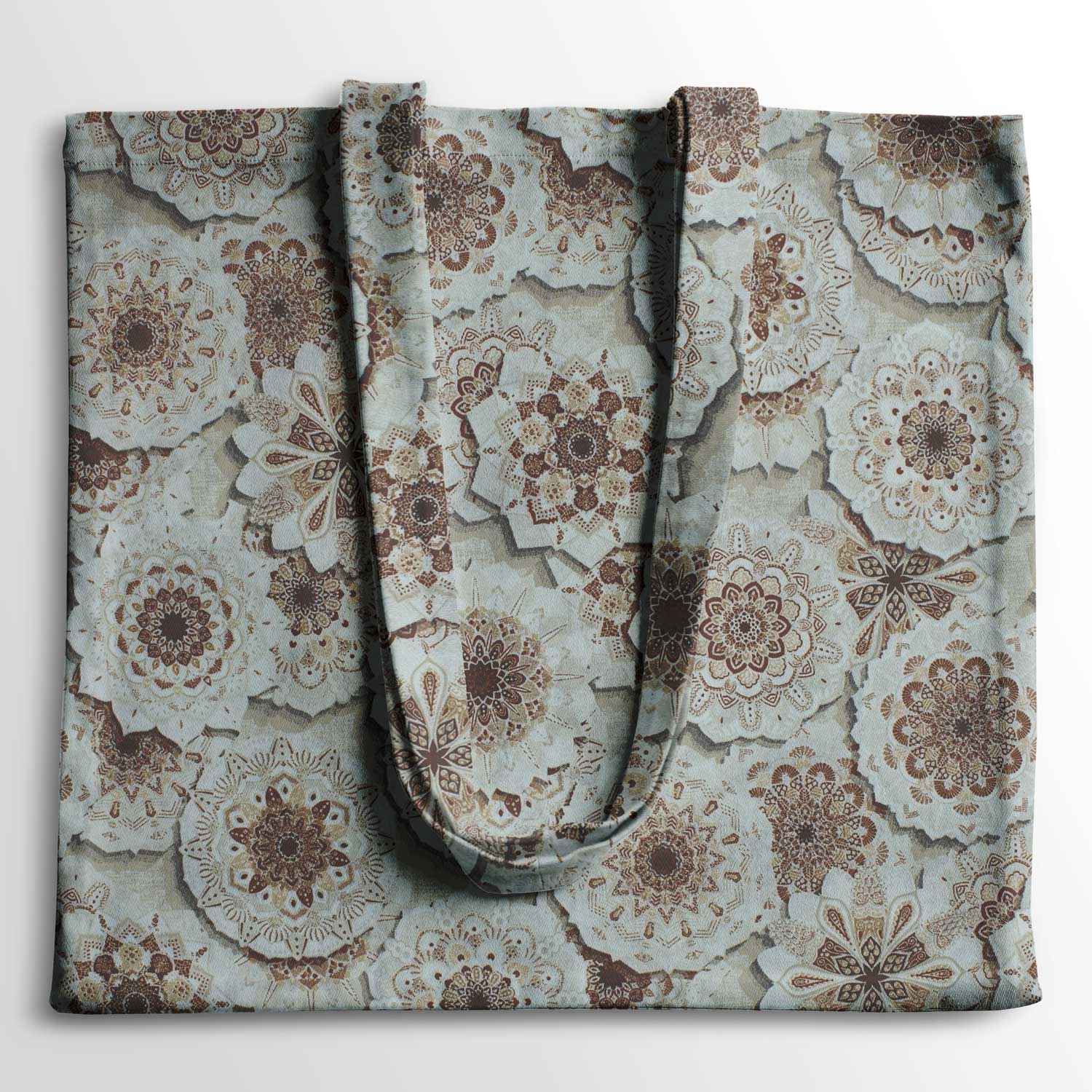 Loneta Floral - bege Loneta Estampada Tecido para Decoração 